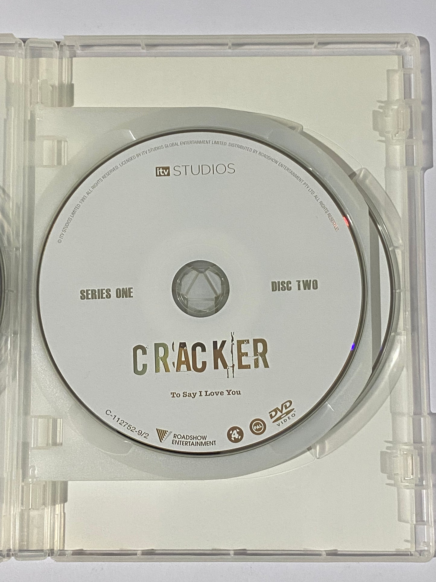 Cracker Series 1 DVD Robbie Coltrane ITV Crime Drama 3-Disc Set PAL 4 VGC