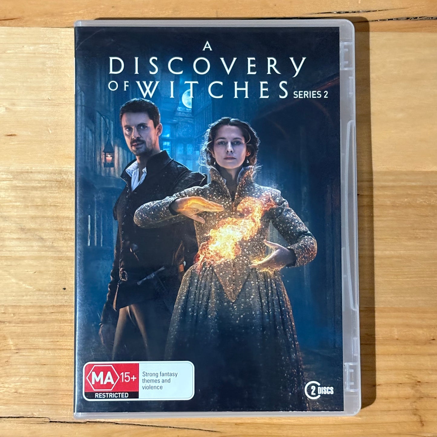 A Discovery of Witches Series 1+2 DVD Supernatural Drama 2-Disc Set PAL 4 VGC