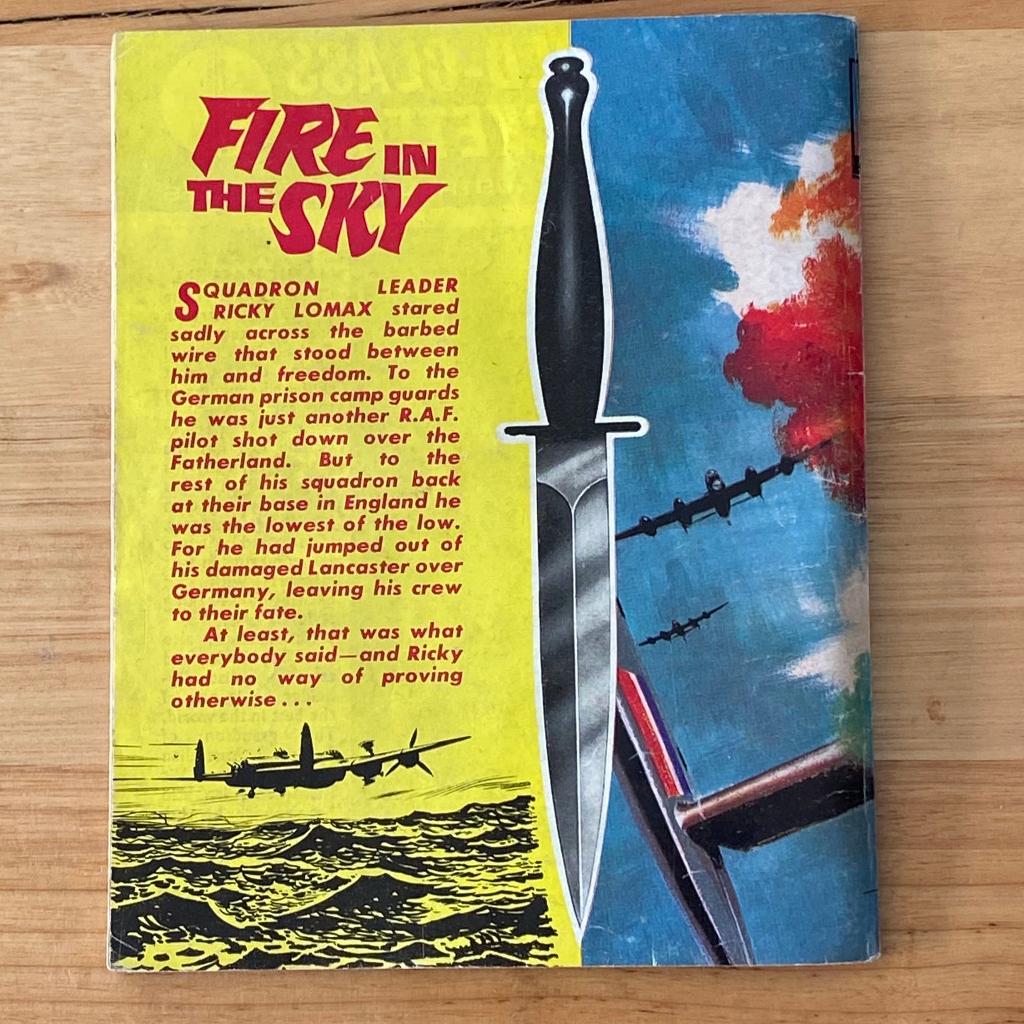 Commando War Comic #685 Fire In The Sky 1972