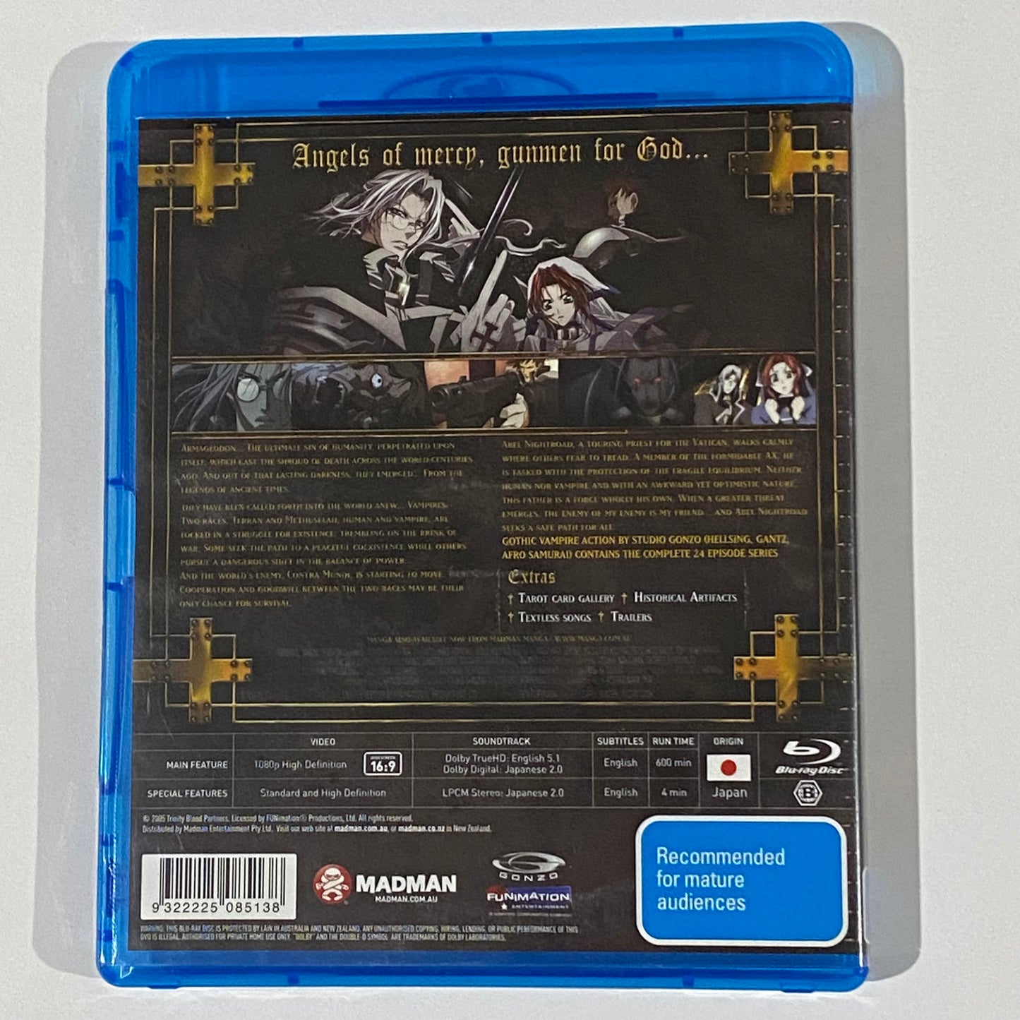 Trinity Blood Collection Blu-ray Anime 3-Disc Region B VGC