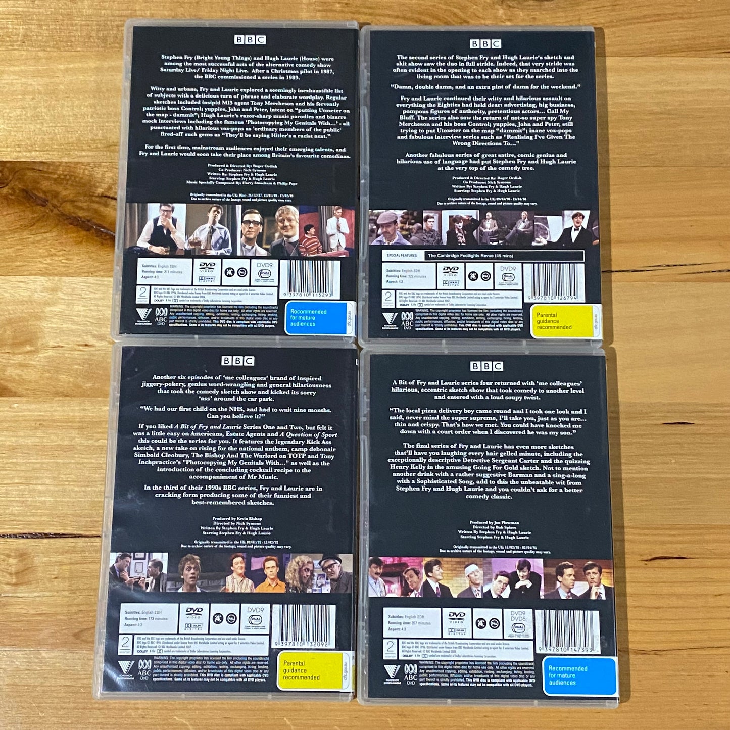 A Bit of Fry and Laurie The Complete Set DVD PAL 4 BBC TV Classic Comedy VGC