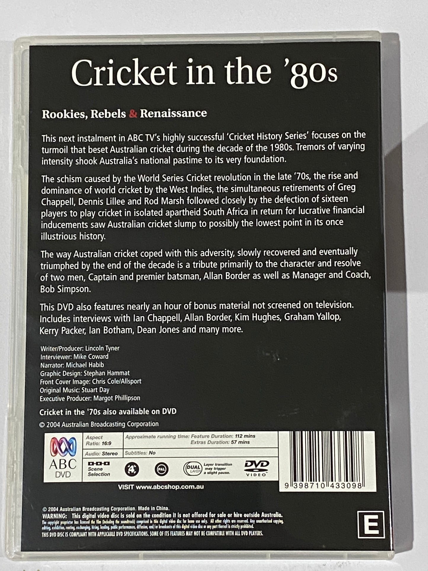 Cricket In The 50/60/70/80s DVD Bundle ABC Documentary 6-Disc PAL 4 VGC