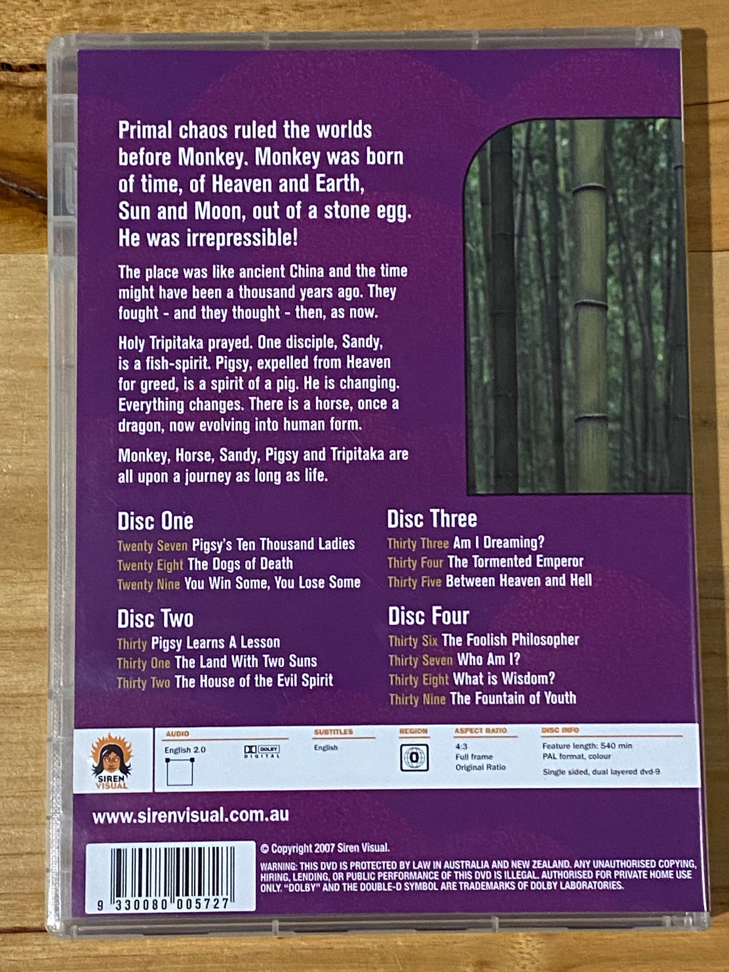 Monkey DVD Season 2 Episodes 27-39 Japanese Classic TV Show Pal 0 VGC