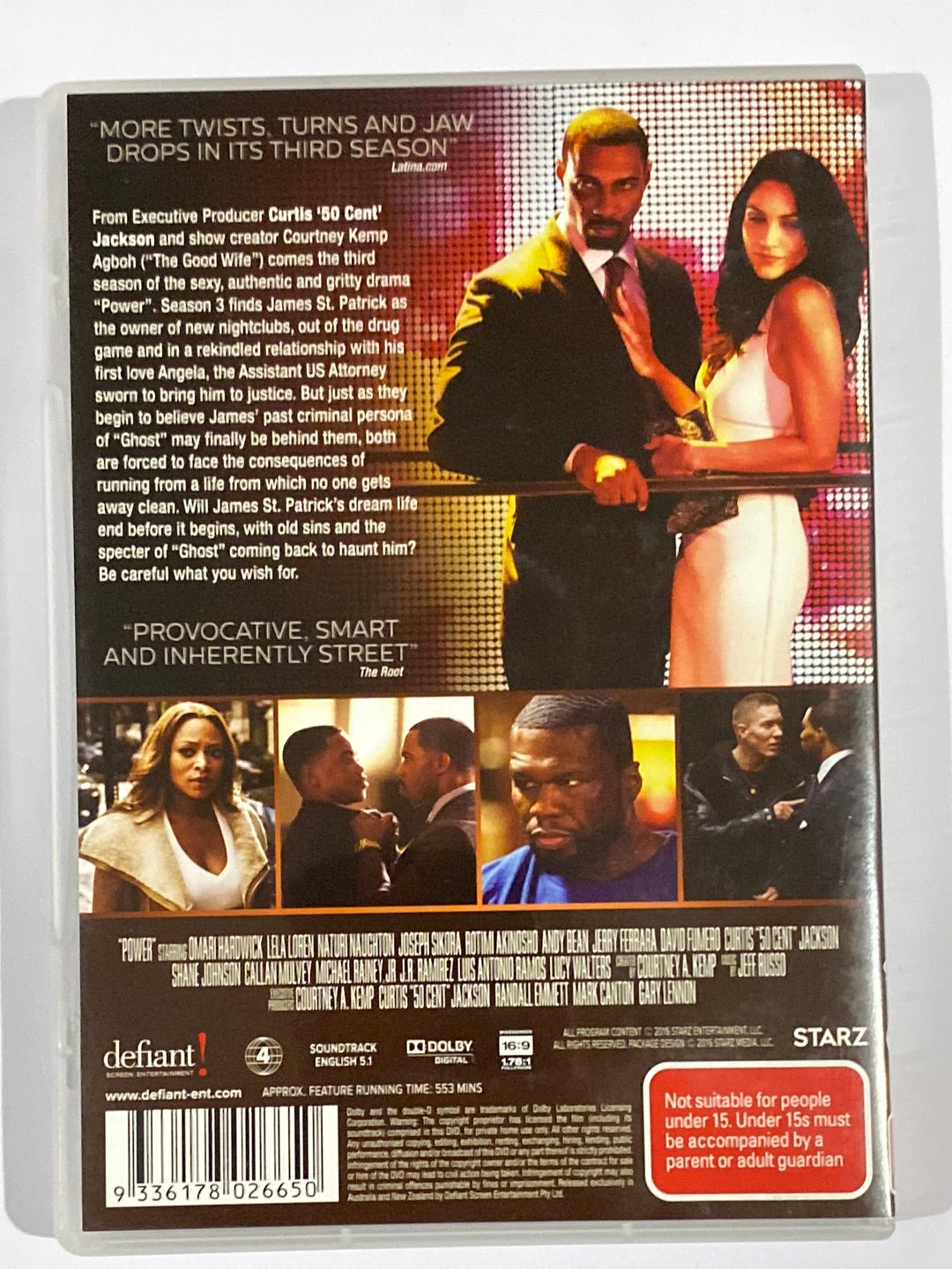 Power The Complete Third Season DVD 3-Disc Set PAL 4 VGC