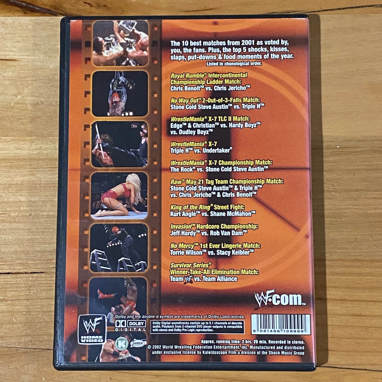 Wresting DVDs WWF WCW Bundle of 10 Mixed Titles Hours of Classic Brawls!