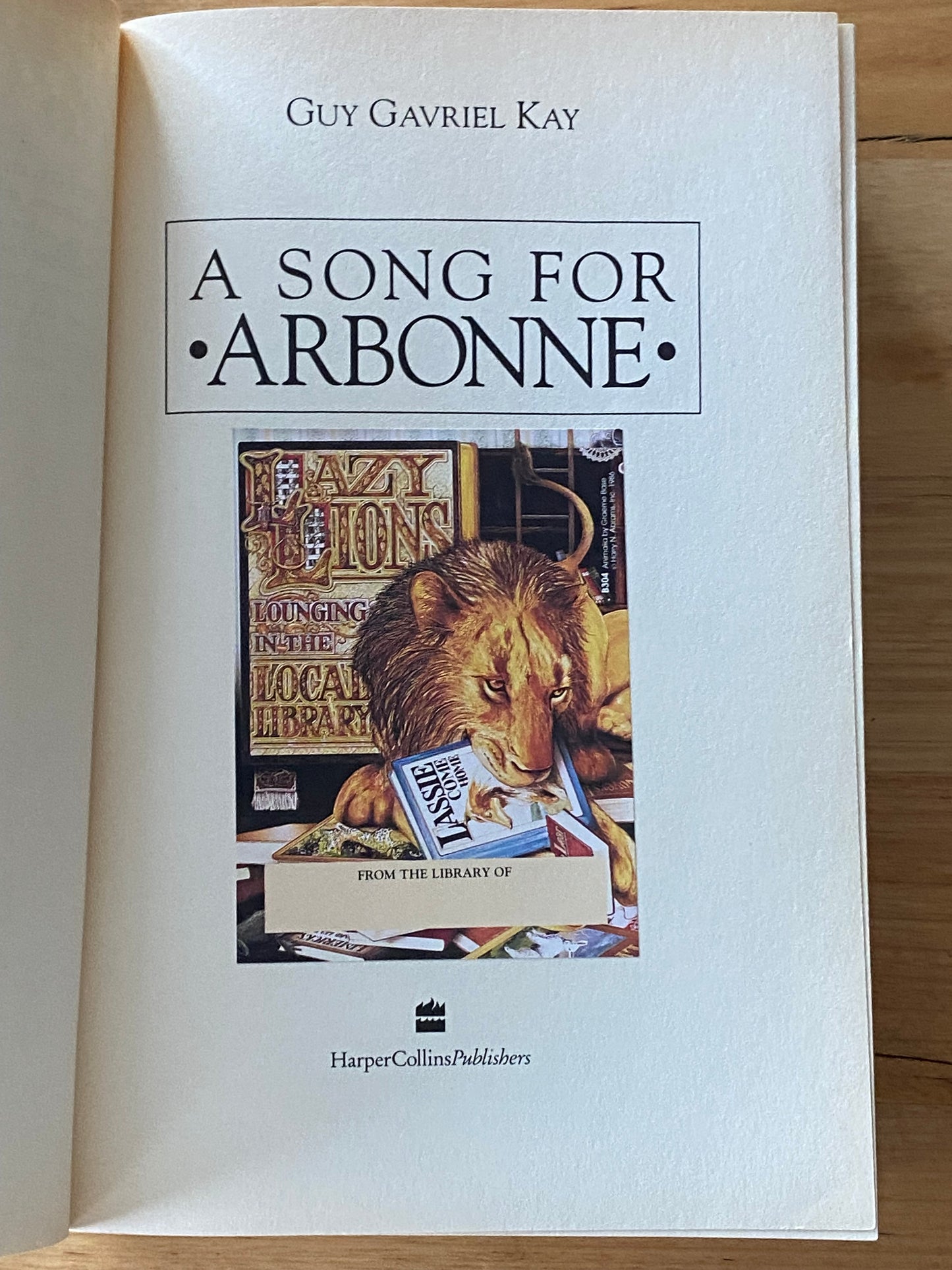 A Song for Arbonne by Guy Gavriel Kay Paperback 1993 GD