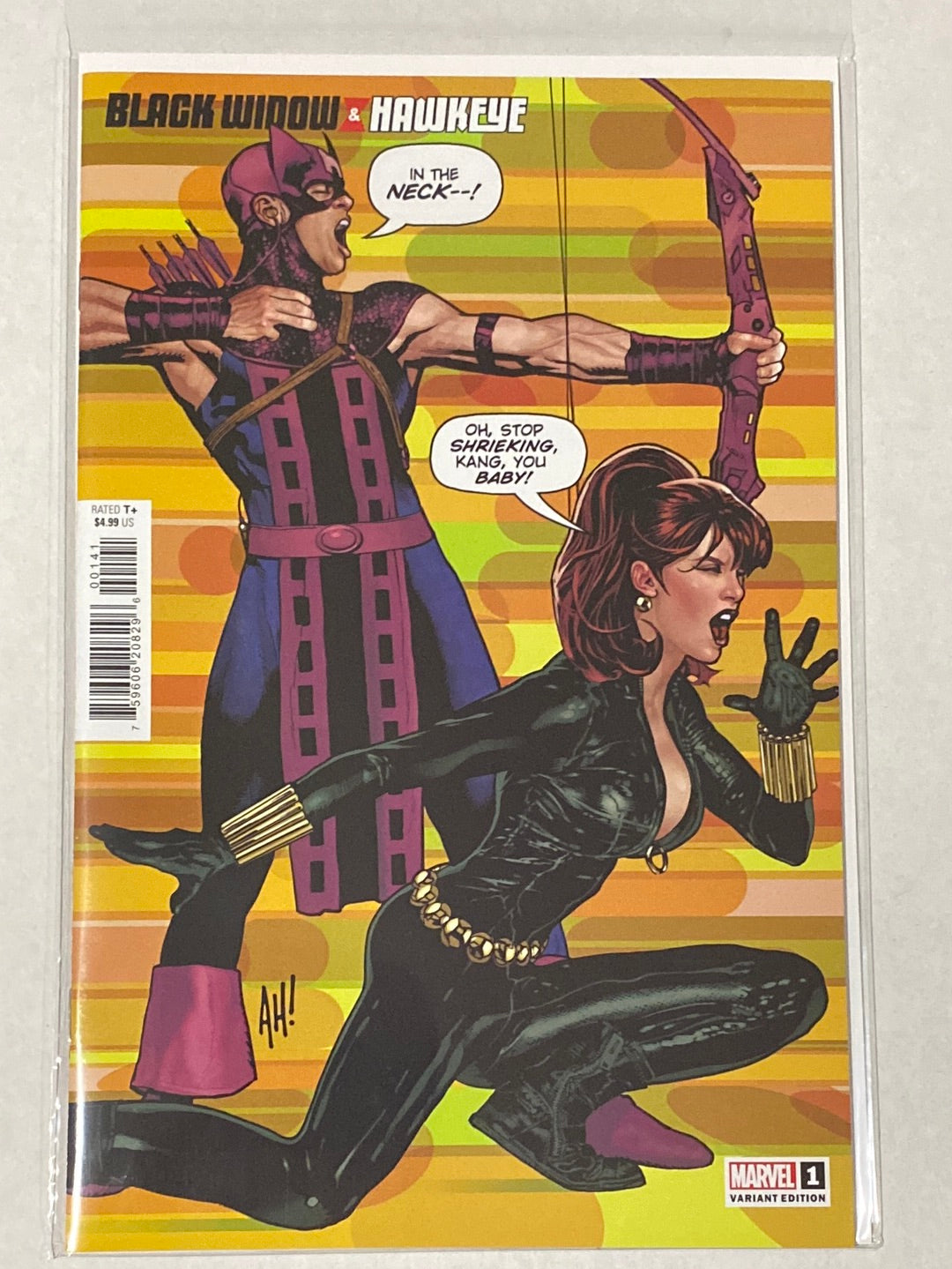 BLACK WIDOW AND HAWKEYE (2024) #1 ADAM HUGHES VARIANT