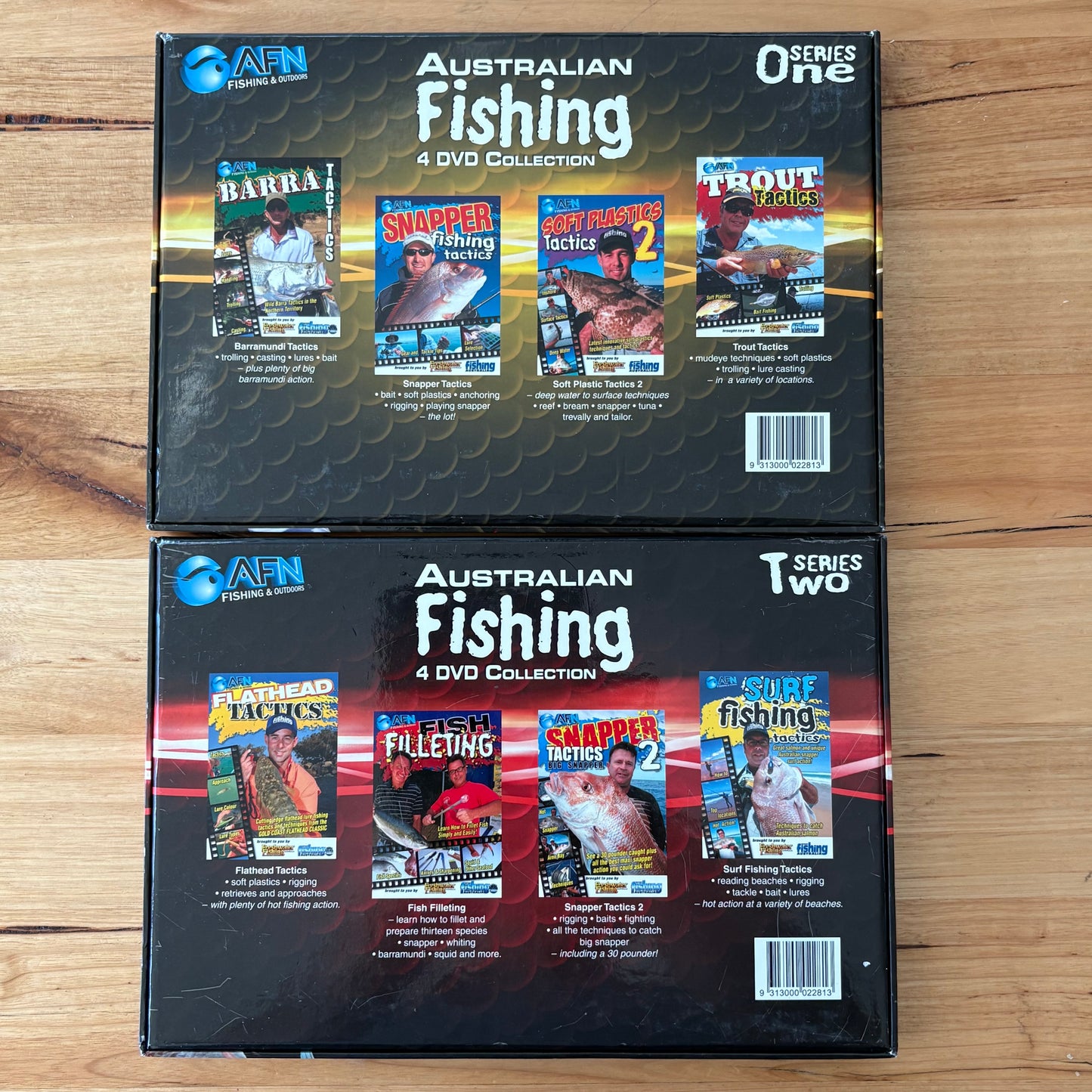 Australian Fishing Series 1 and 2 on DVD AFN Fishing and Outdoors VGC