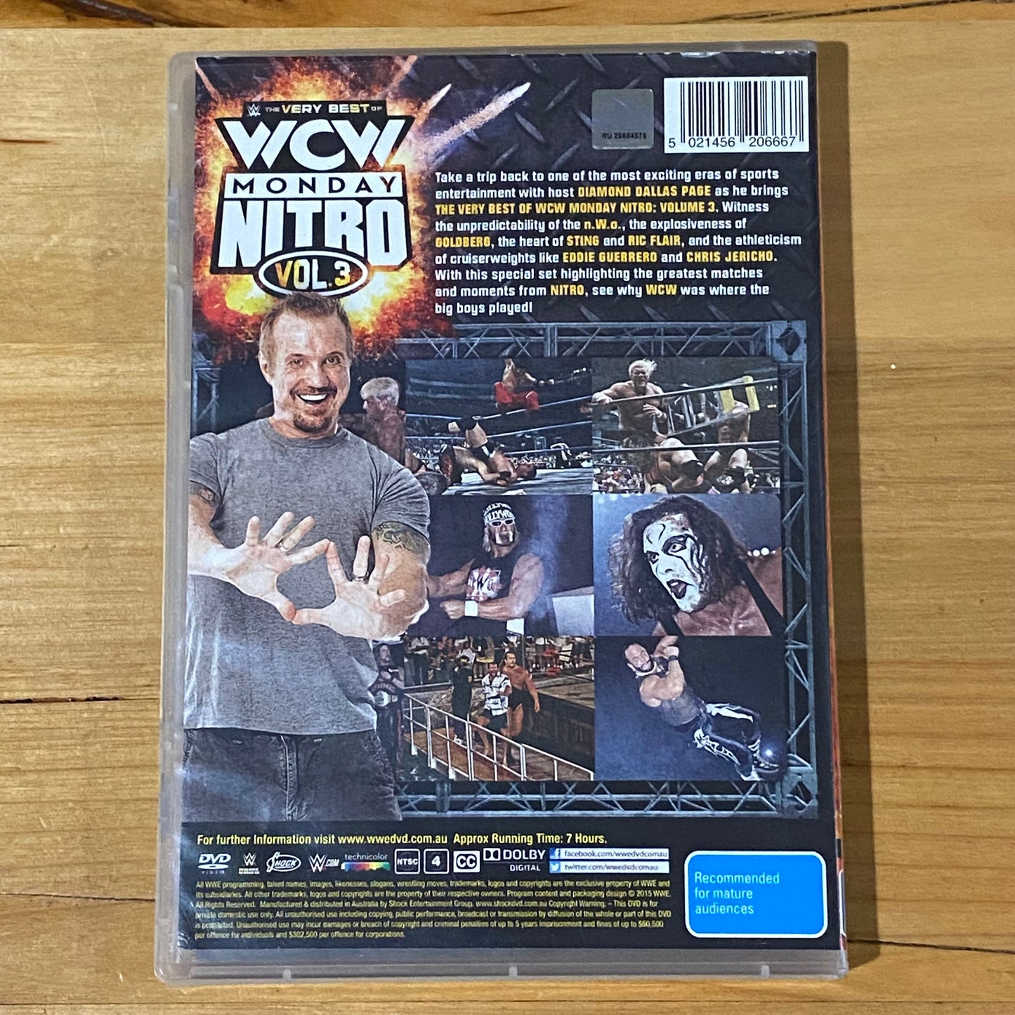 Wresting DVDs WWF WCW Bundle of 10 Mixed Titles Hours of Classic Brawls!