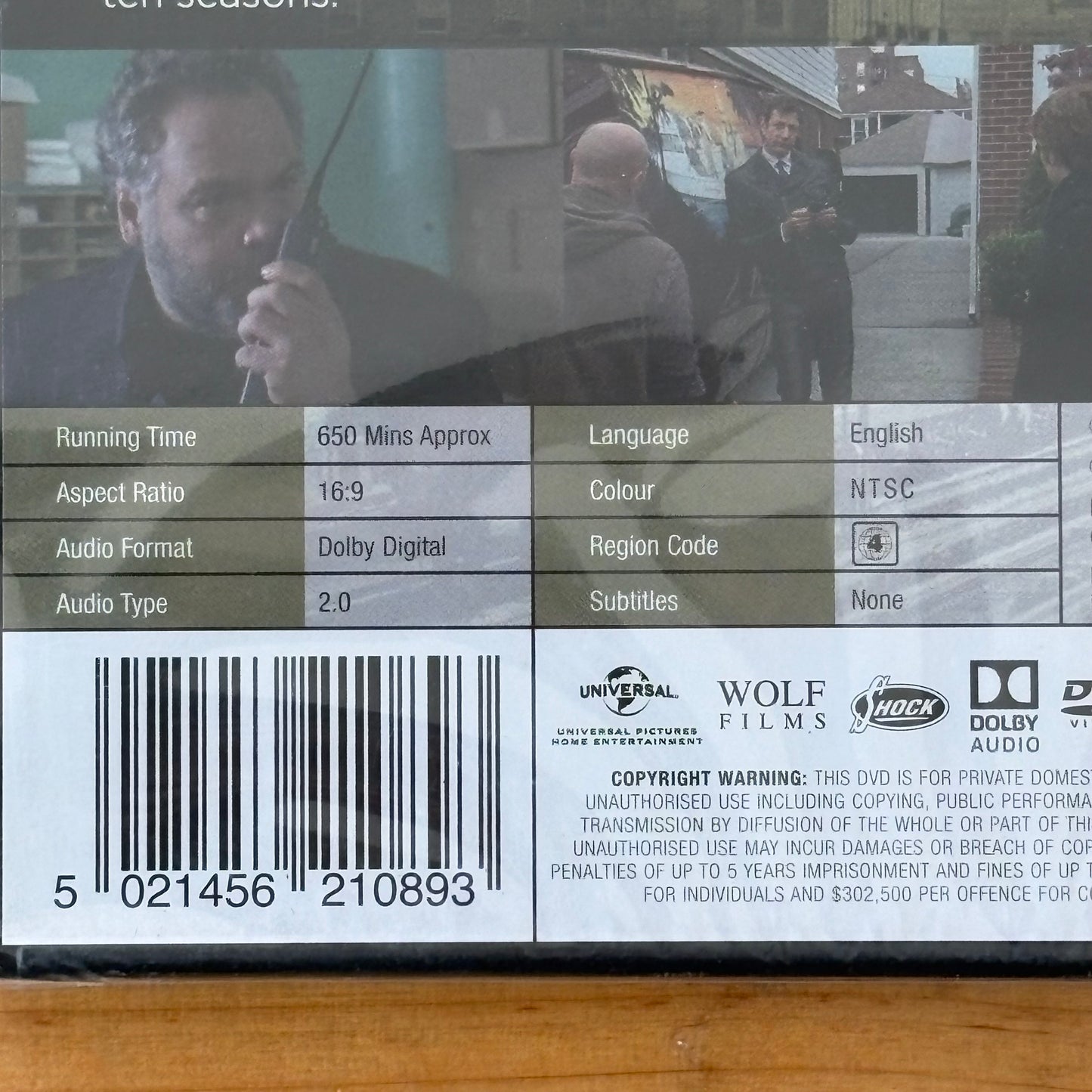 Law and Order Criminal Intent The 8th Year DVD 4-Disc NTSC 4 New Sealed