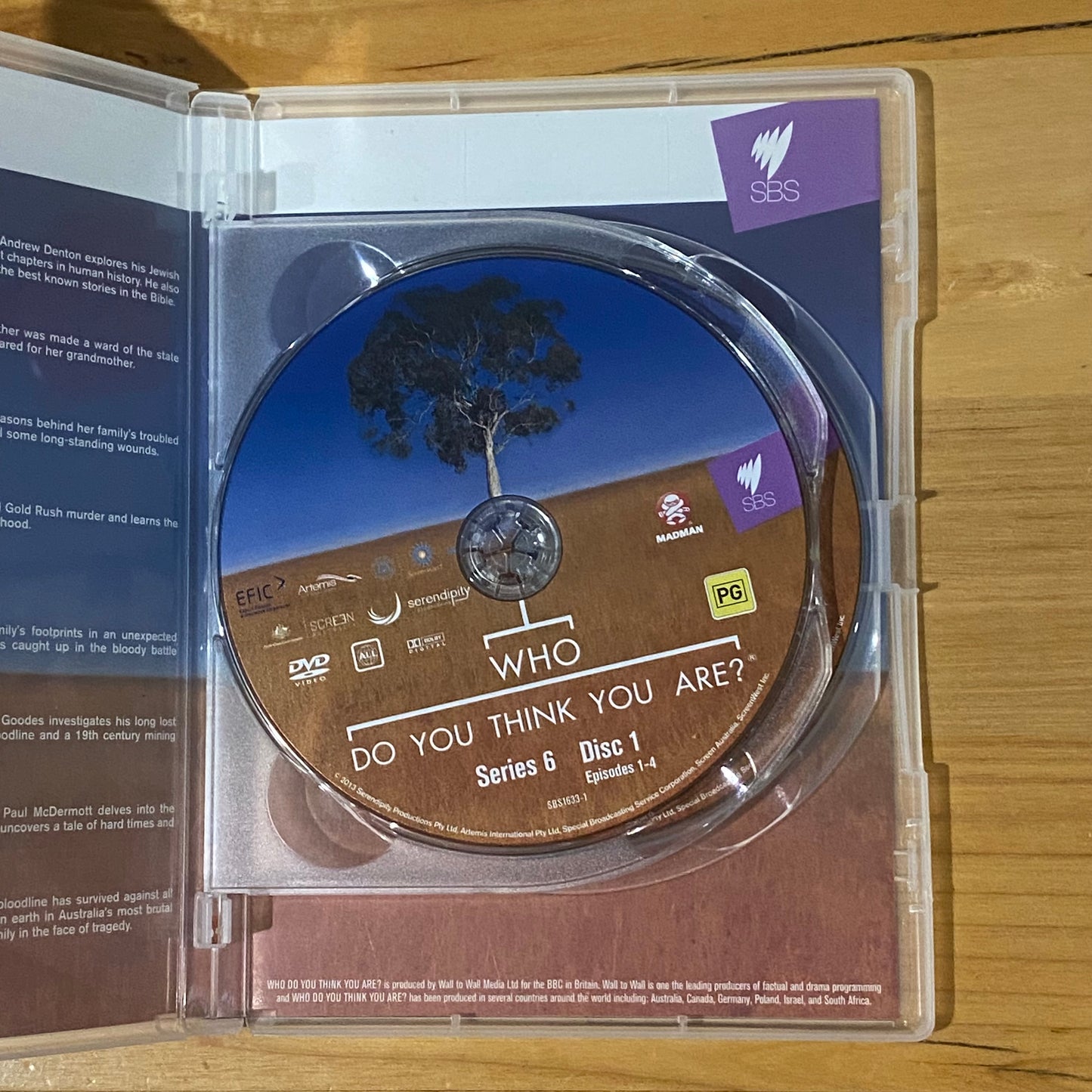 Who Do You Think You Are? Series 1 & 6 DVD SBS TV 2-Disc PAL 4 VGC