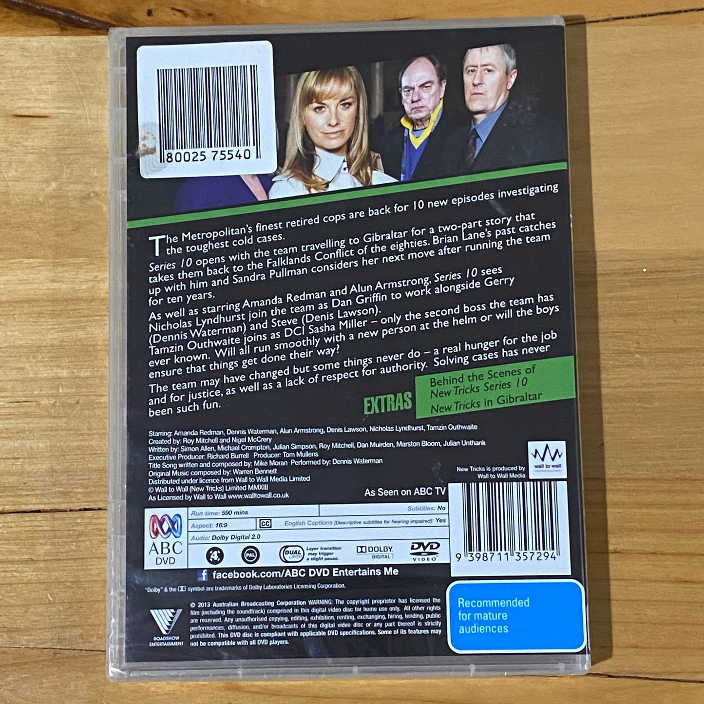 New Tricks Series 1-6,9+10 DVD BBC Detective Show Cold Case PAL 4 VGC