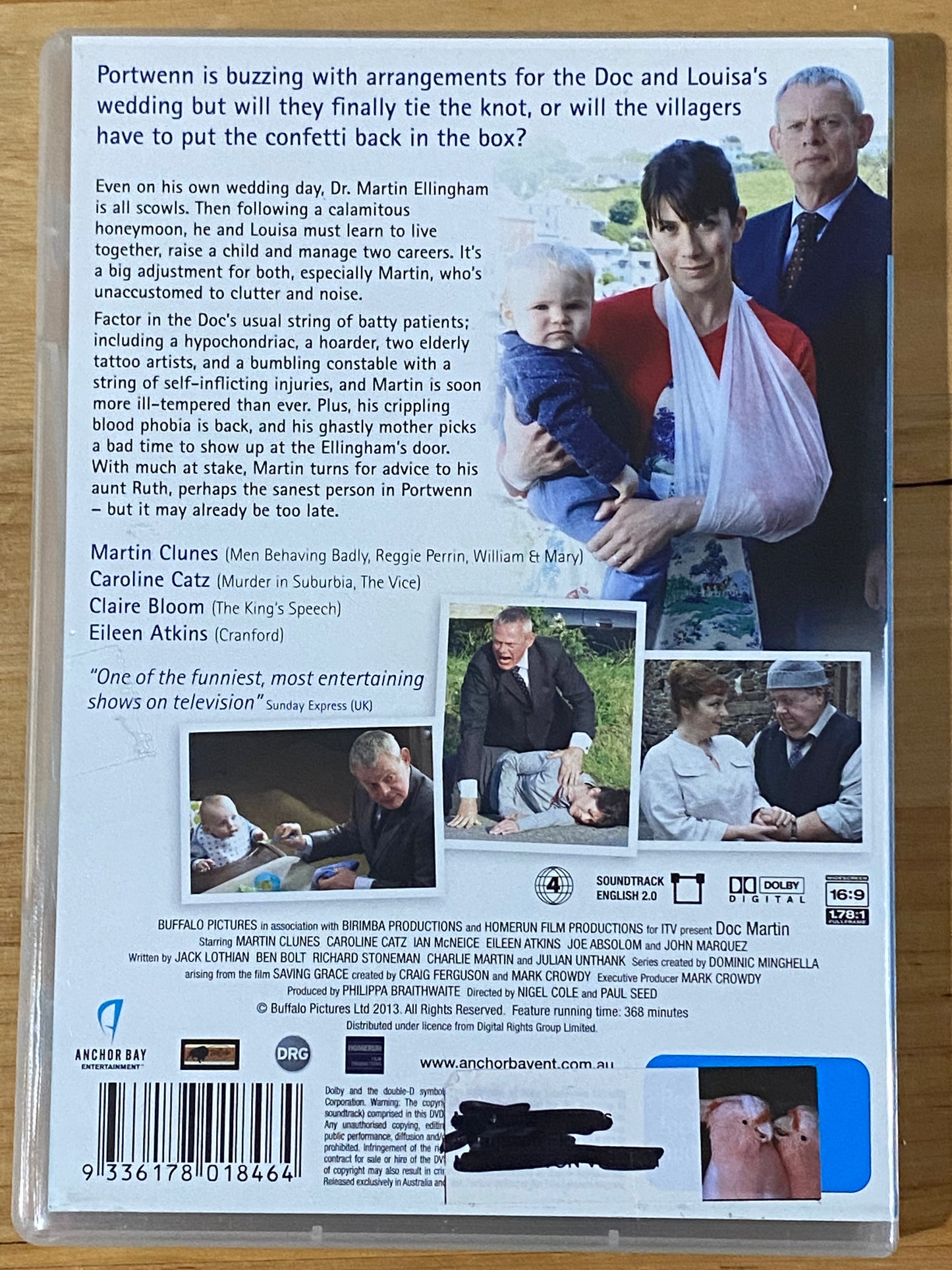 Doc Martin Complete Series Six DVD Martin Clunes PAL 4 2-Disc VGC