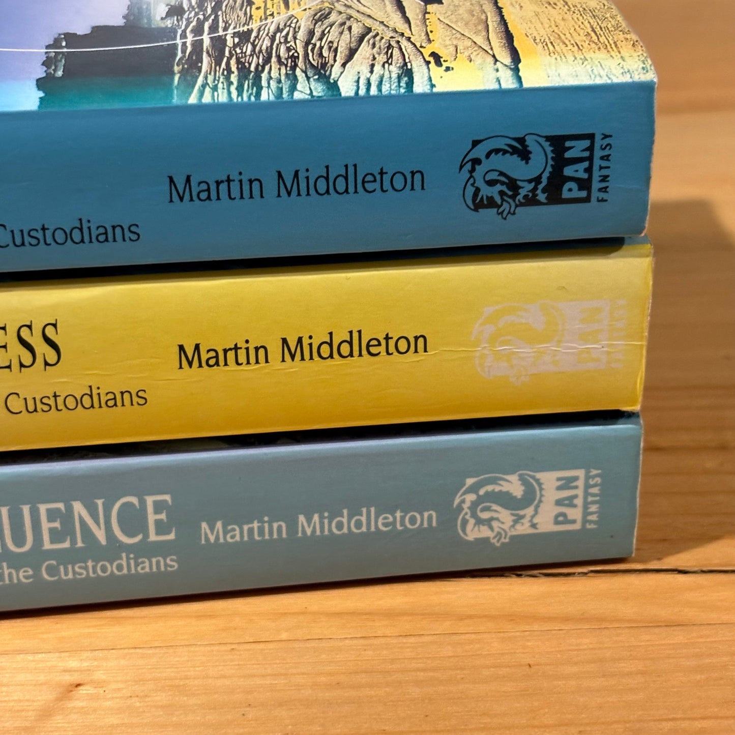 Chronicles of The Custodians by Martin Middleton Fantasy 3 x Paperback GD