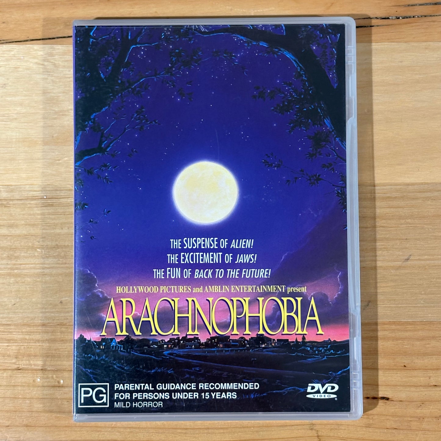Arachnophobia DVD Cult Horror Movie Jeff Daniels PAL 4 VGC