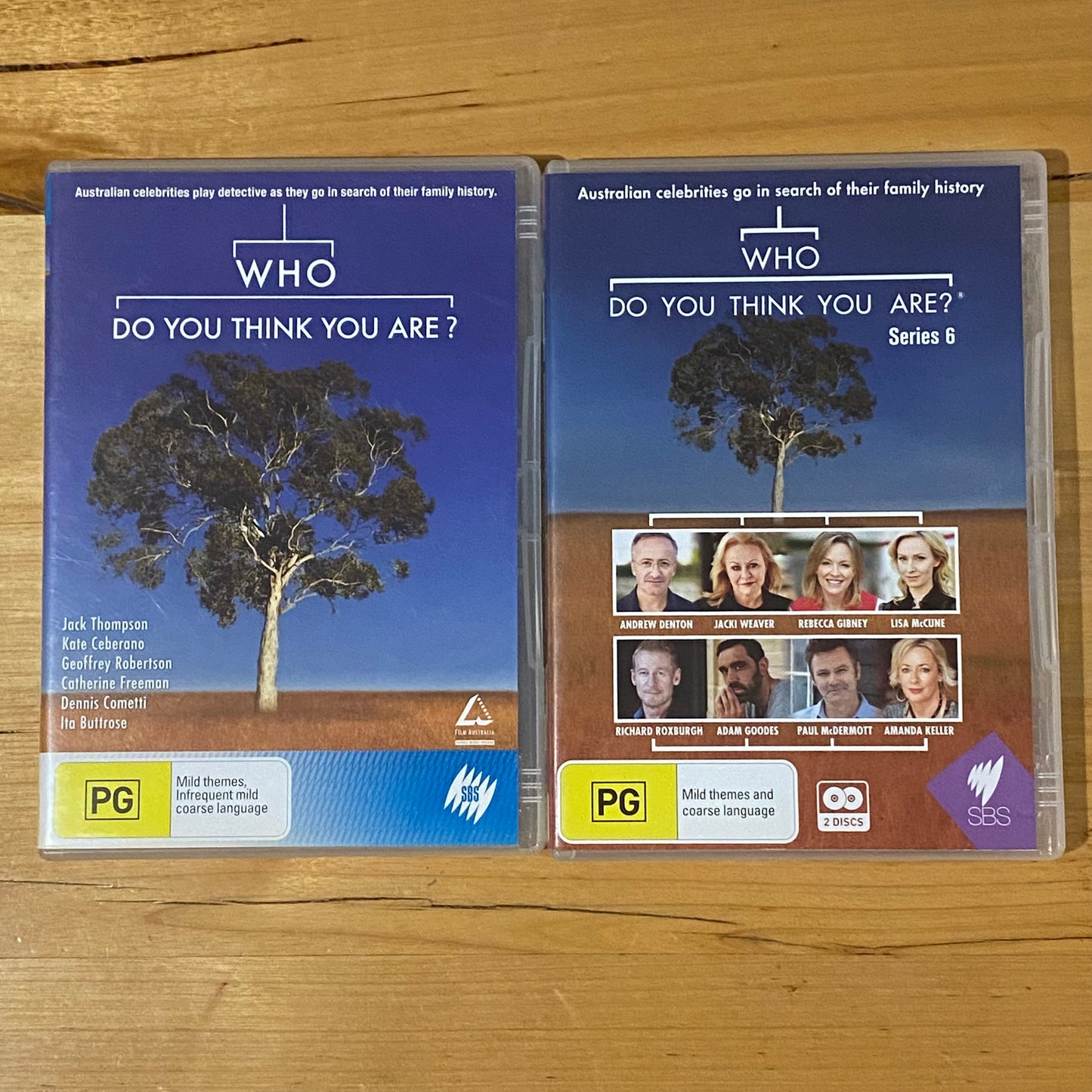 Who Do You Think You Are? Series 1 & 6 DVD SBS TV 2-Disc PAL 4 VGC