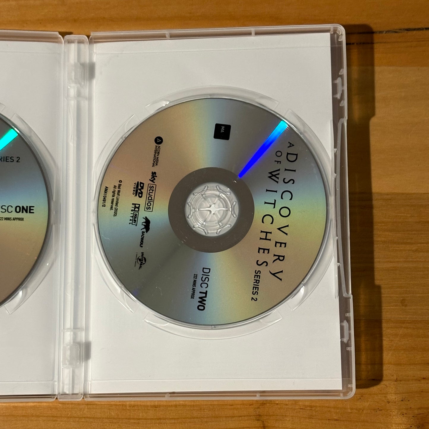 A Discovery of Witches Series 1+2 DVD Supernatural Drama 2-Disc Set PAL 4 VGC