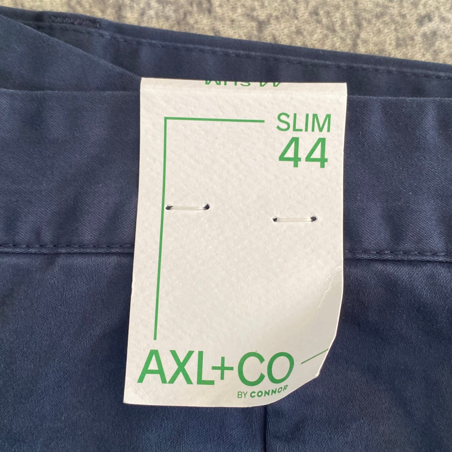 Axl & Co Men’s Dark Blue Platinum Slim Stretch SZ 42-inch Waist Zip Fly New With Tags