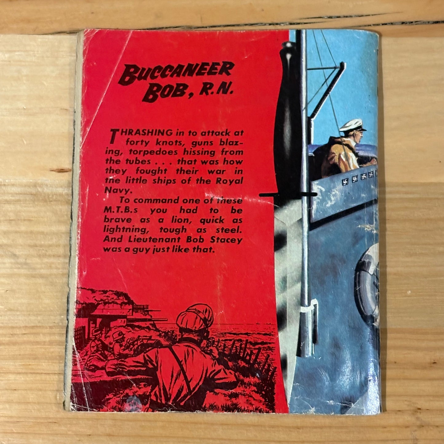 Commando War Comic #618 Buccaneer Bob 1972