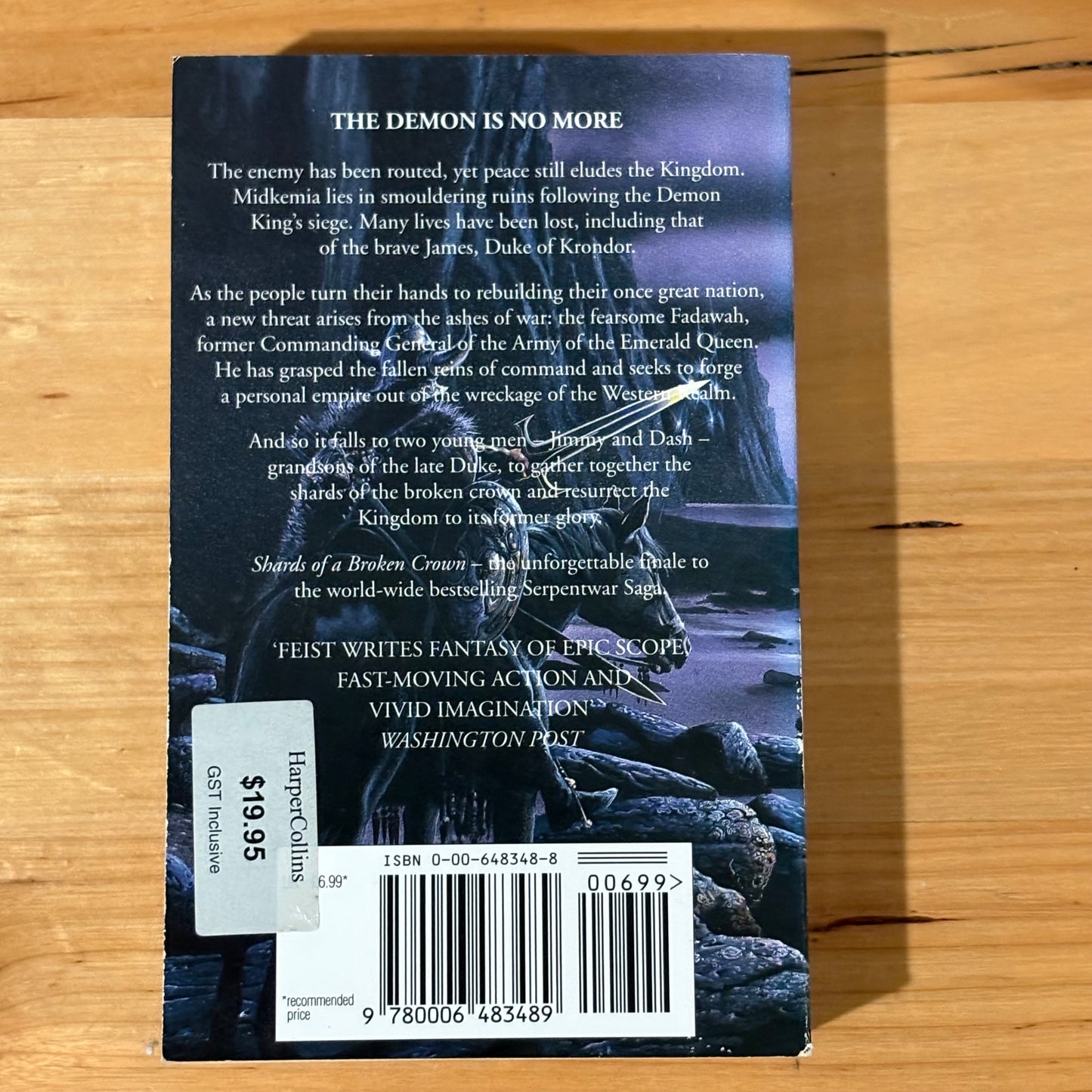 The Serpentwar Saga Complete Set by Raymond E. Feist Fantasy GD