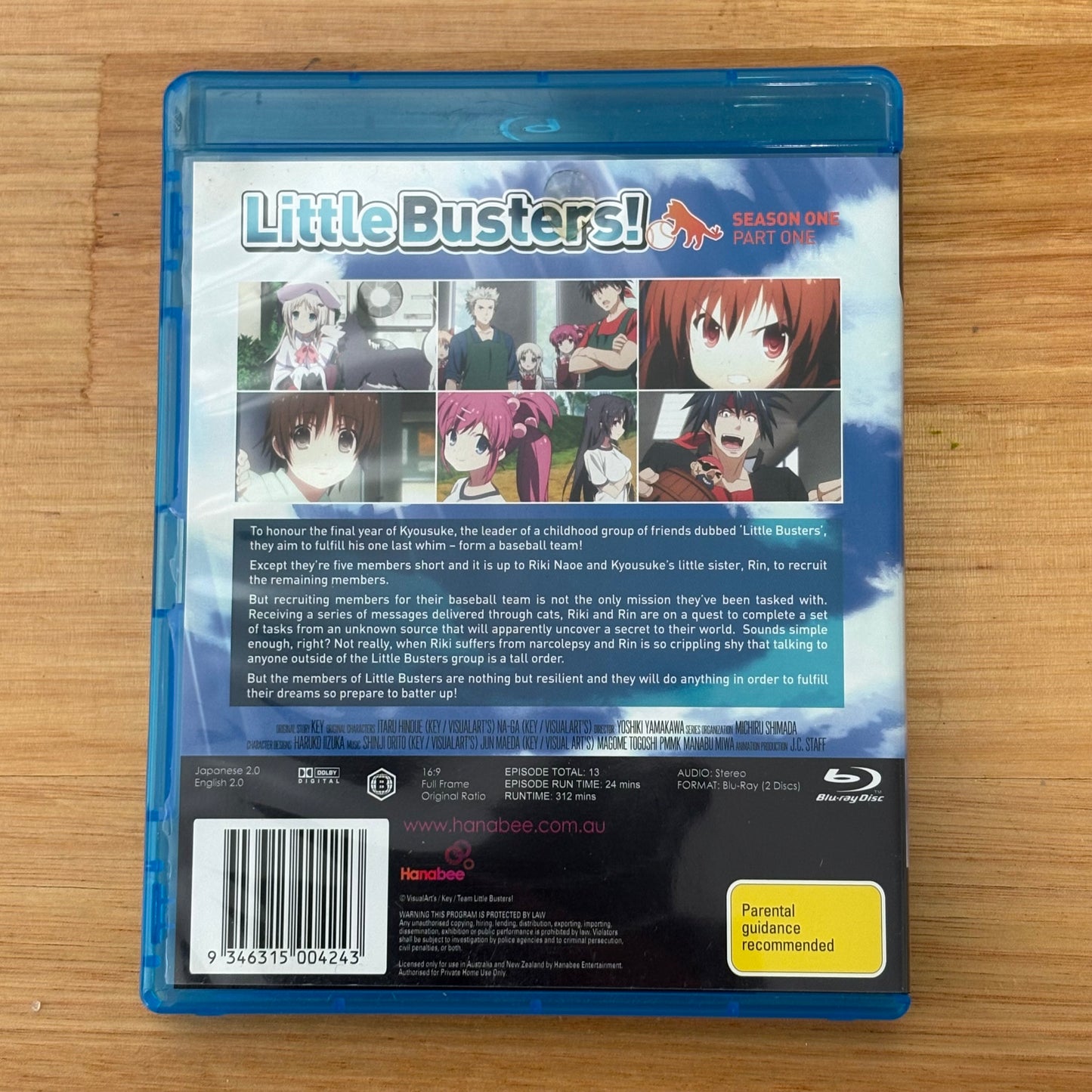 Anime Blu-ray Bundle Angel Beats and Little Busters Season 1 Part 1