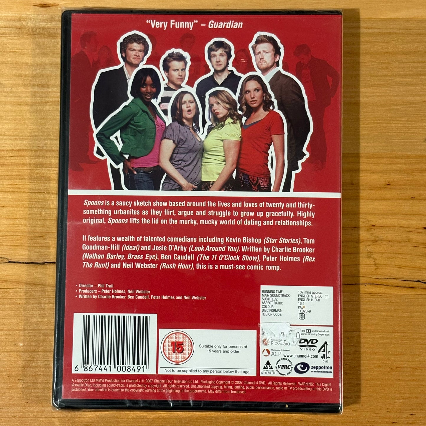 Spoons Series 1 DVD British Channel 4 Comedy 2-Disc PAL 2 New Sealed