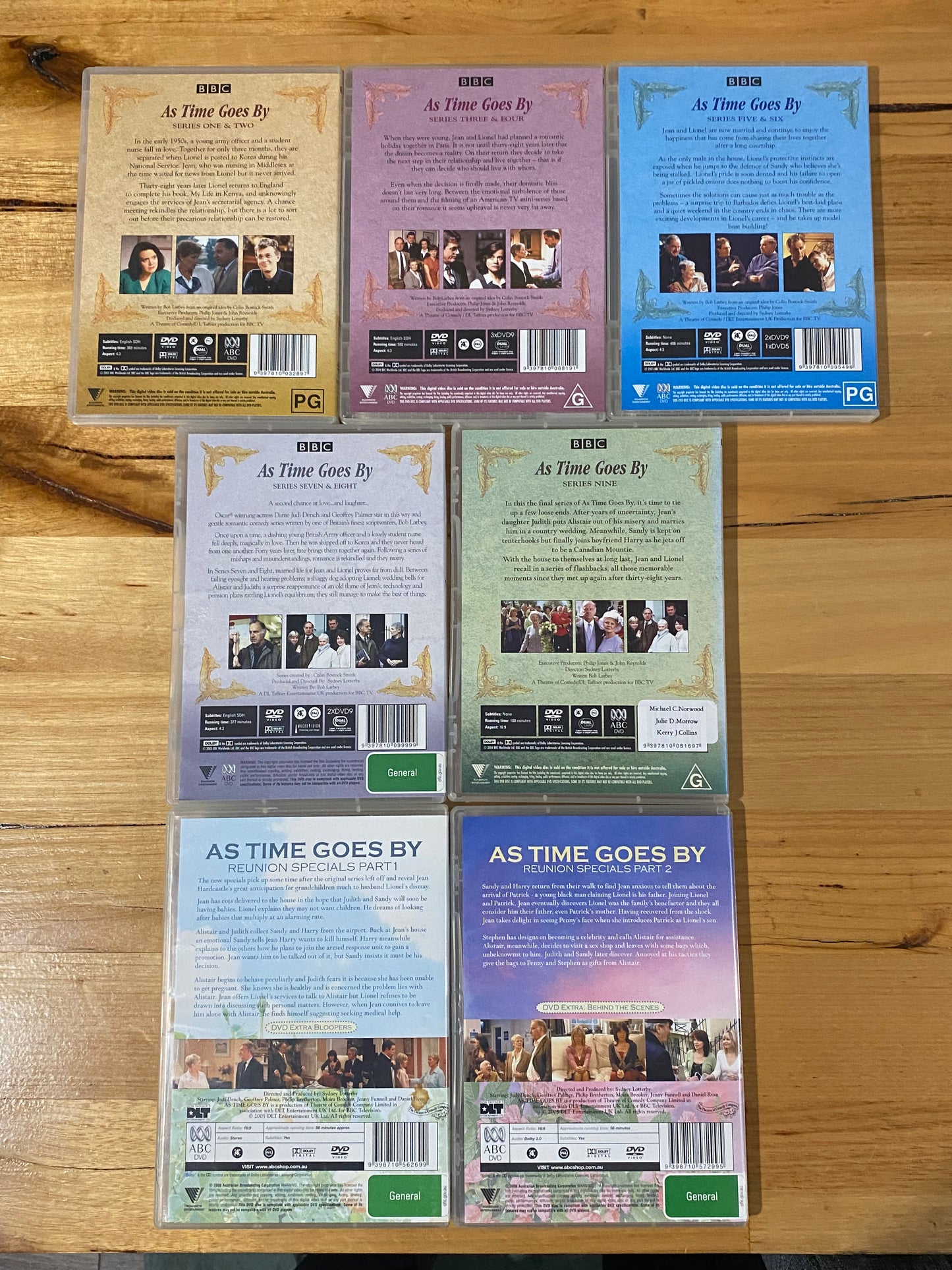 As Time Goes By Series 1-9 & Reunions Specials DVD BBC Comedy PAL 4 VGC