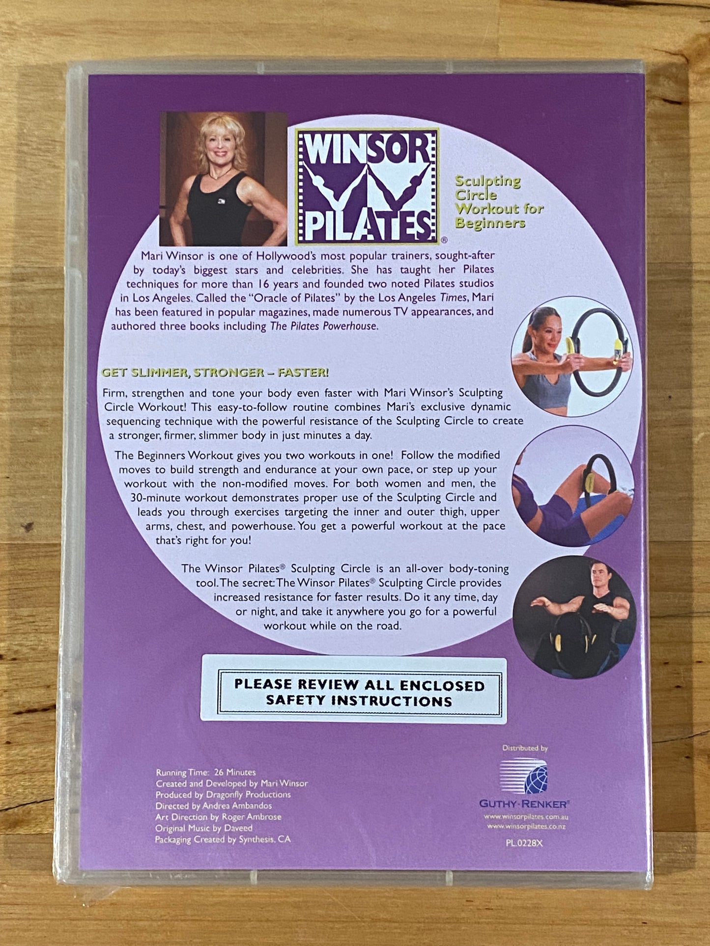Winsor Pilates Sculpting Circle Beginner DVD PAL 4 New Sealed