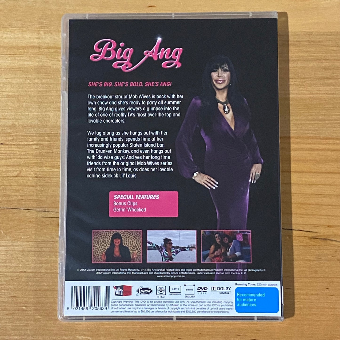 Mob Wives Seasons 1-4 & Big Ang Season 1 Box-Set DVD NTSC 0 VGC