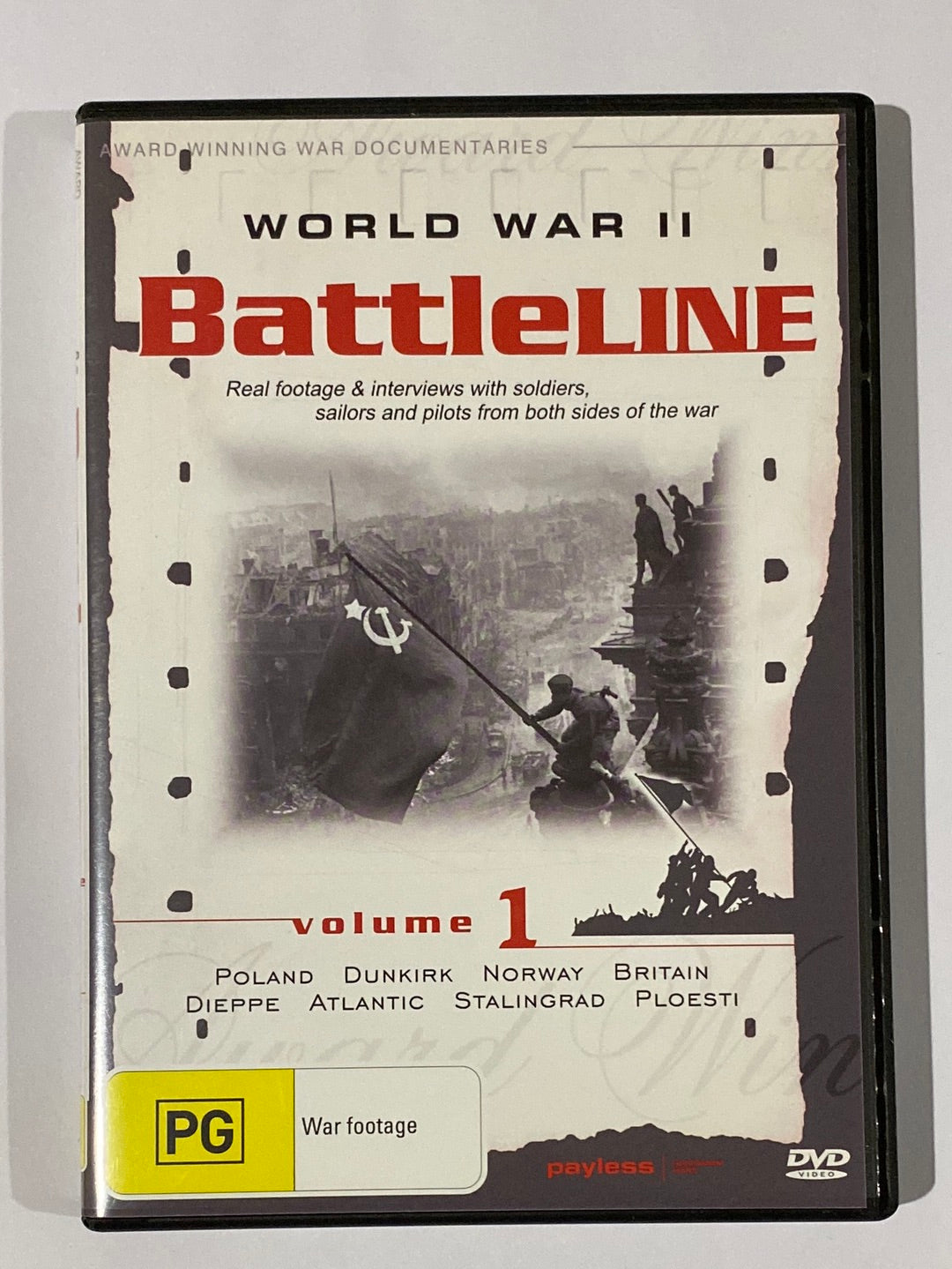 World War 2 Battleline DVD Vol 1 VGC