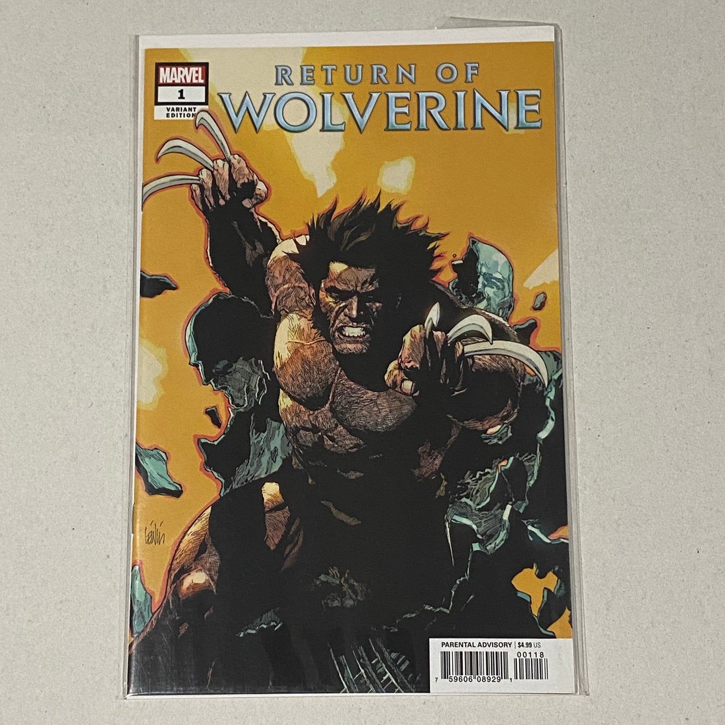 Return of Wolverine (2018) #1 Leinil Francis Yu 1:25 Incentive Variant