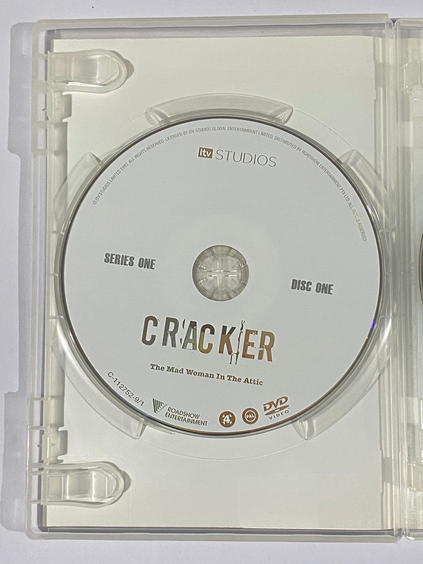 Cracker Series 1 DVD Robbie Coltrane ITV Crime Drama 3-Disc Set PAL 4 VGC