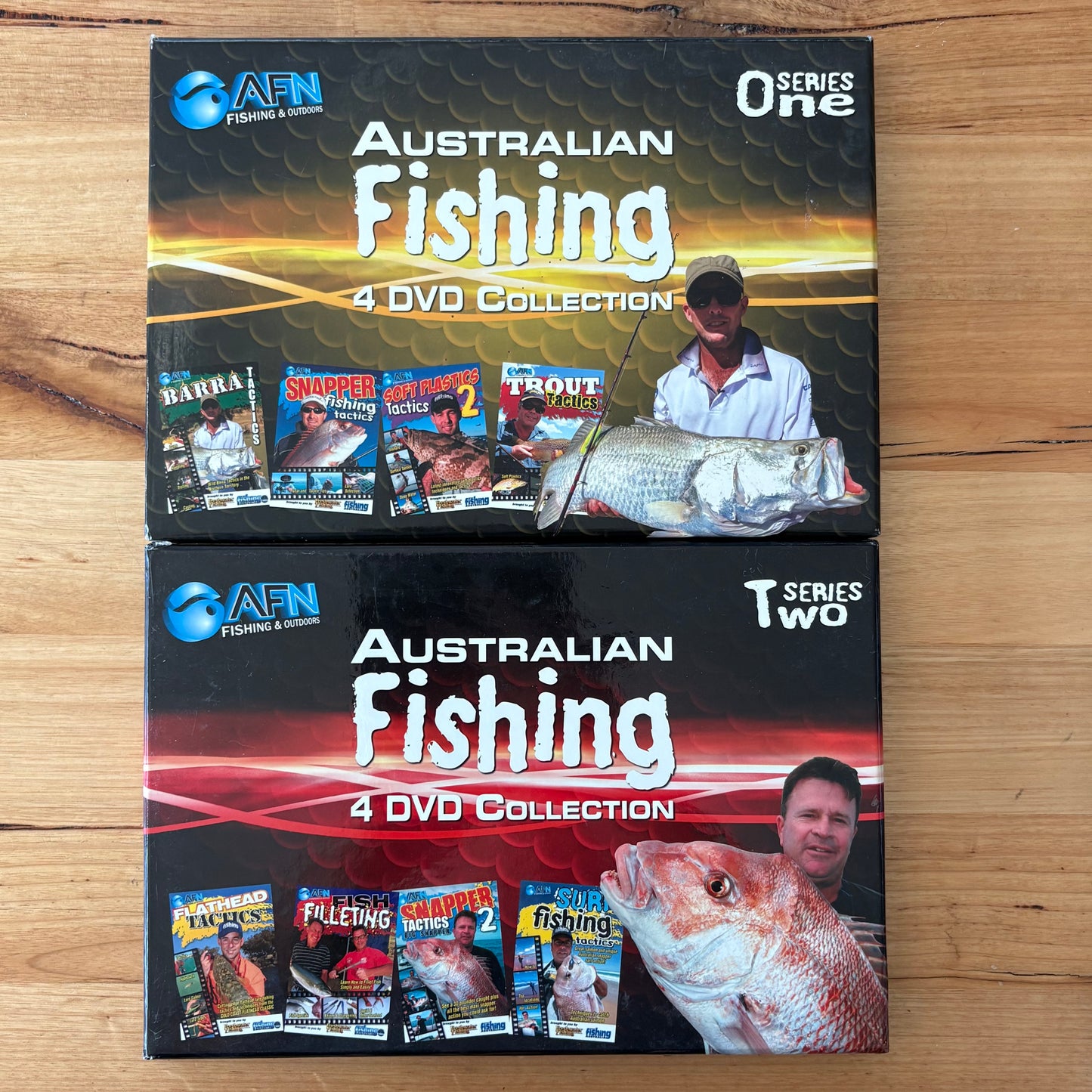 Australian Fishing Series 1 and 2 on DVD AFN Fishing and Outdoors VGC