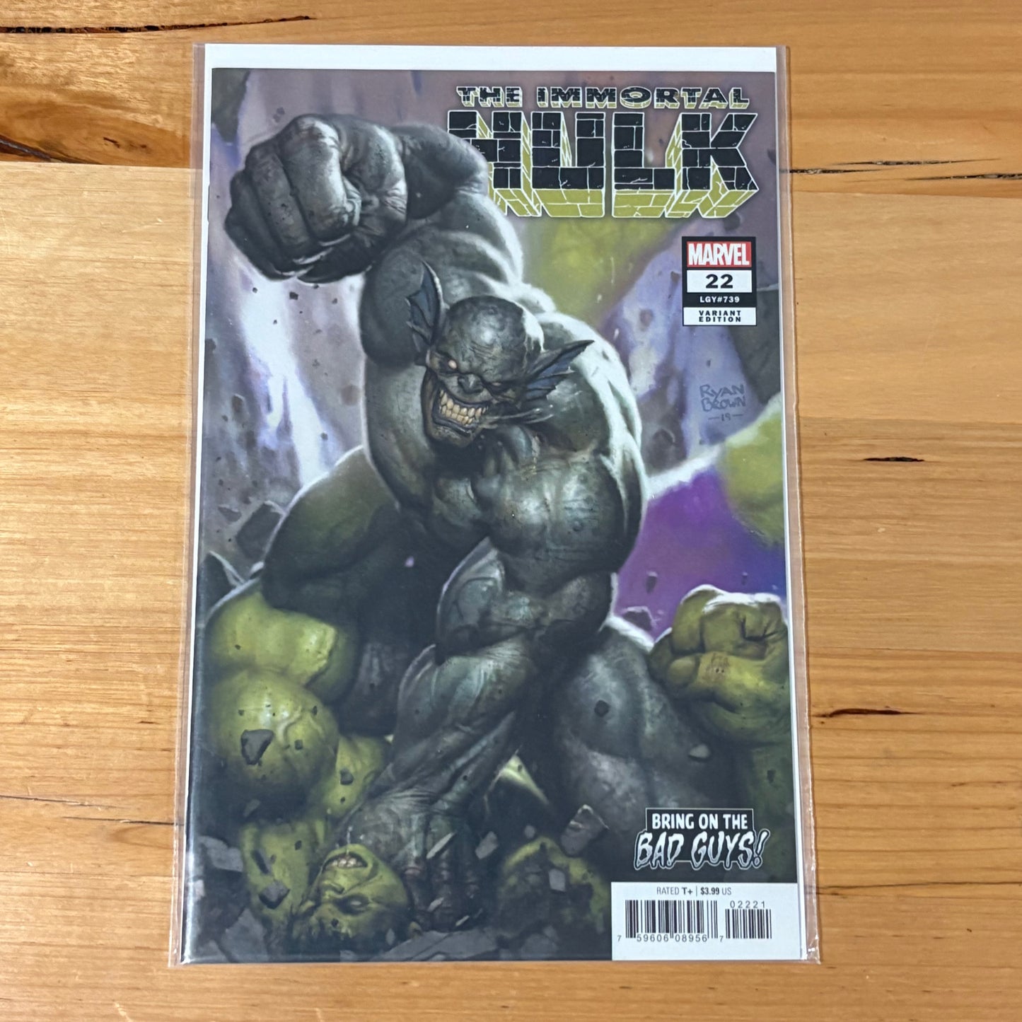 The Immortal Hulk (2018) #22 Ryan Brown Bring On The Bad Guys Variant