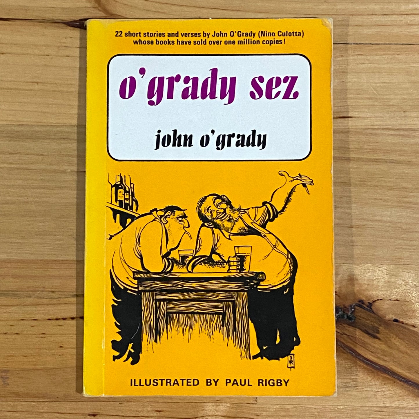 Aussie Etiket O'Grady Sez It's Your Round Mate John O'Grady 3 Hardcover Books