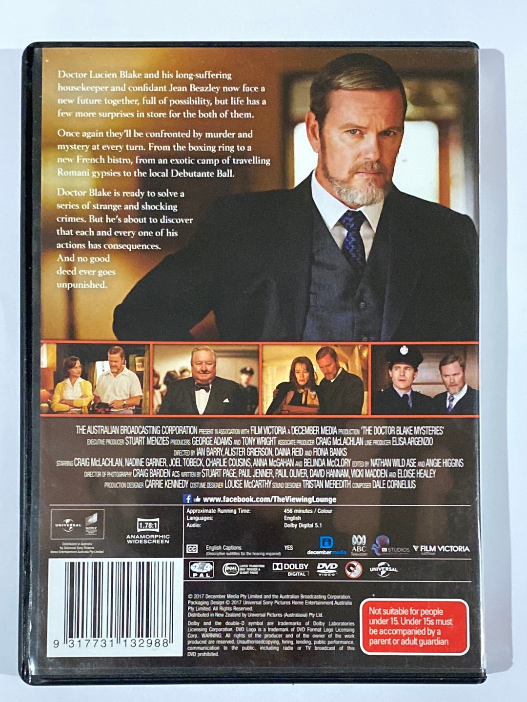 The Doctor Blake Mysteries Season 1,2 & 5 DVD Set PAL 2,4 ABC TV VGC
