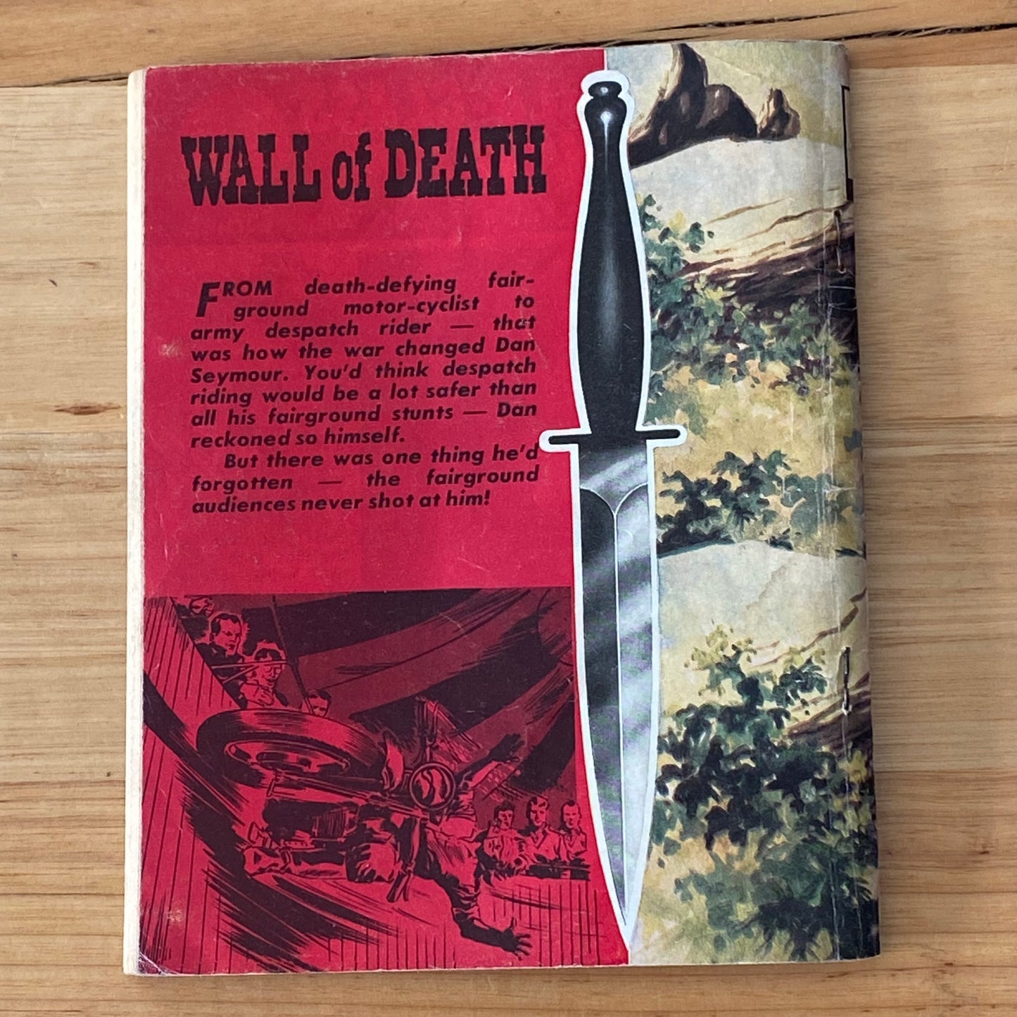 Commando War Comic #684 Wall Of Death 1972