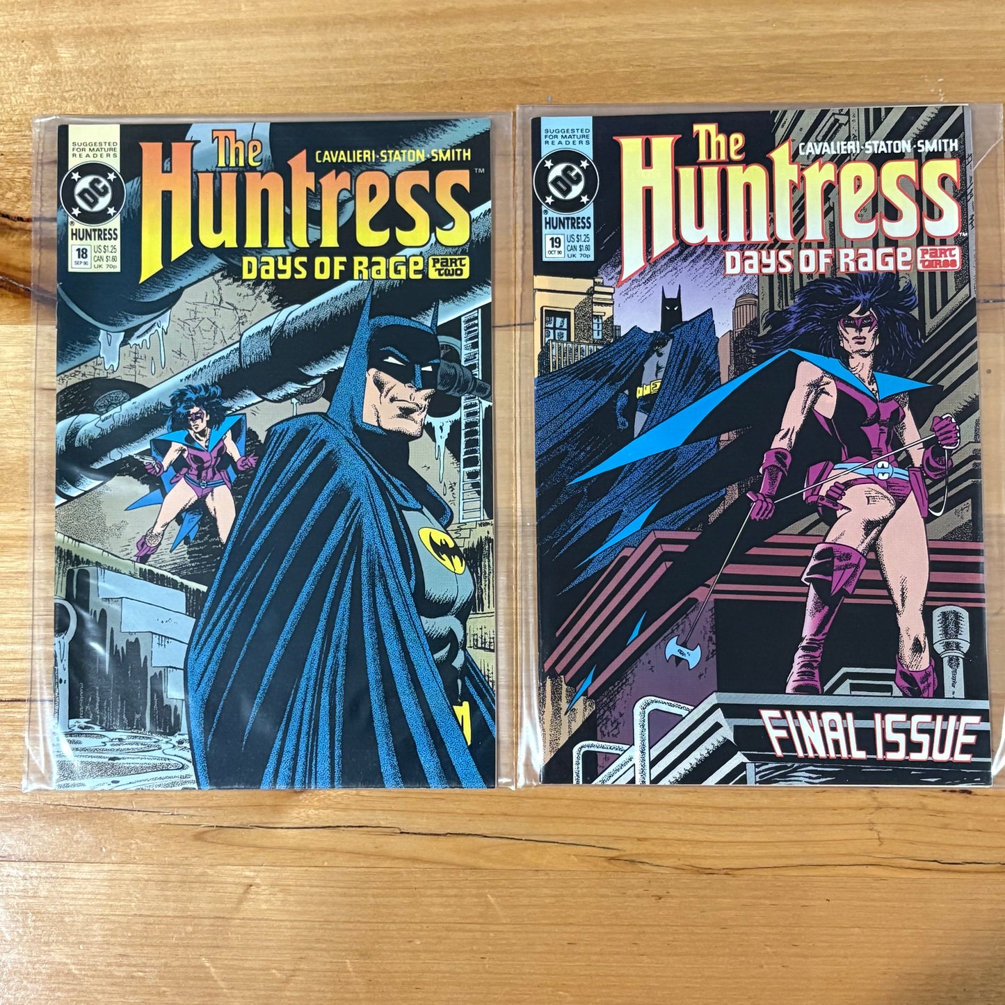 The Huntress 1989 #1-#19 Complete Set DC Comics Cavalieri Staton