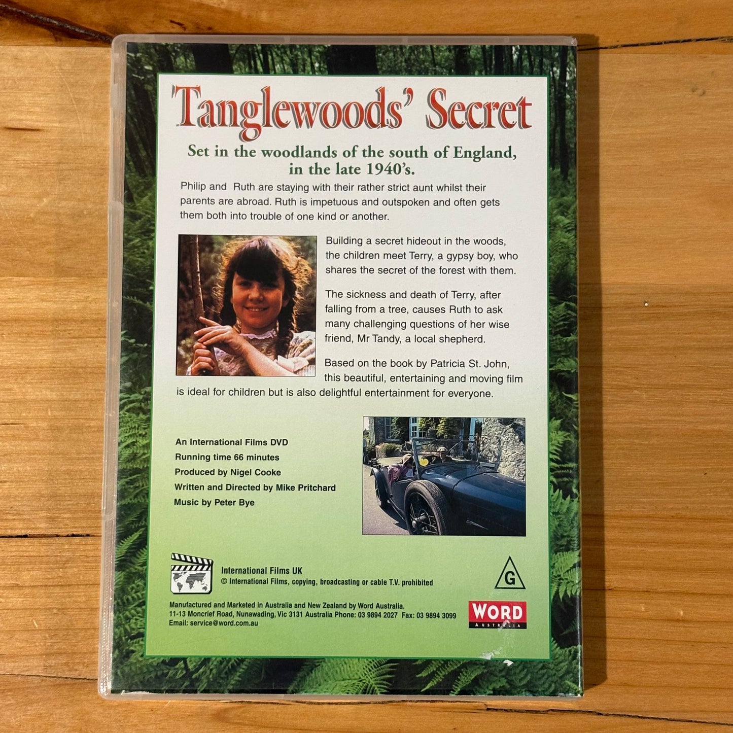 Tanglewood's Secret DVD Patricia St. John Adaptation PAL 4 VGC