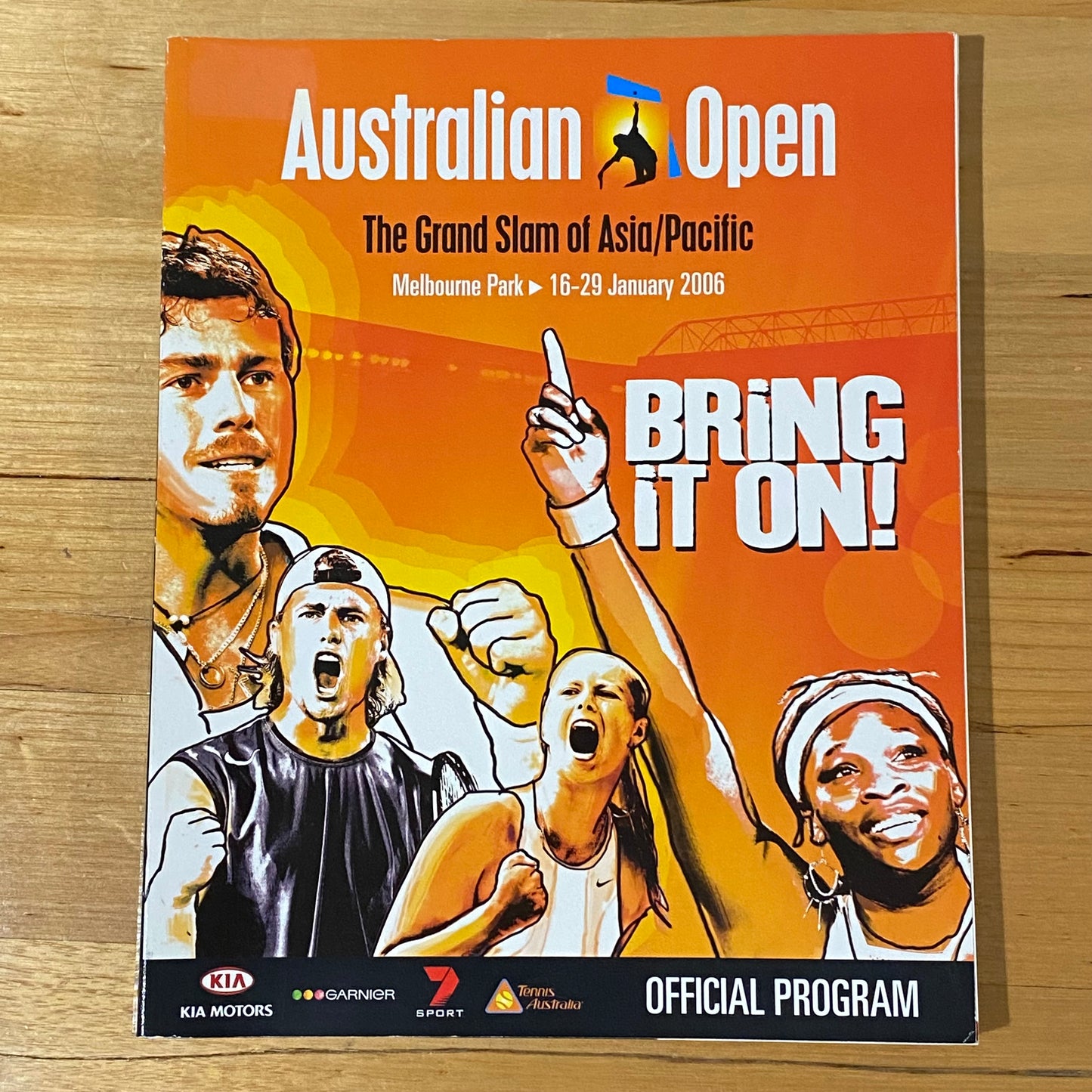 Australian Open Tennis Official Programs 1998, 2003 and 2003 VGC