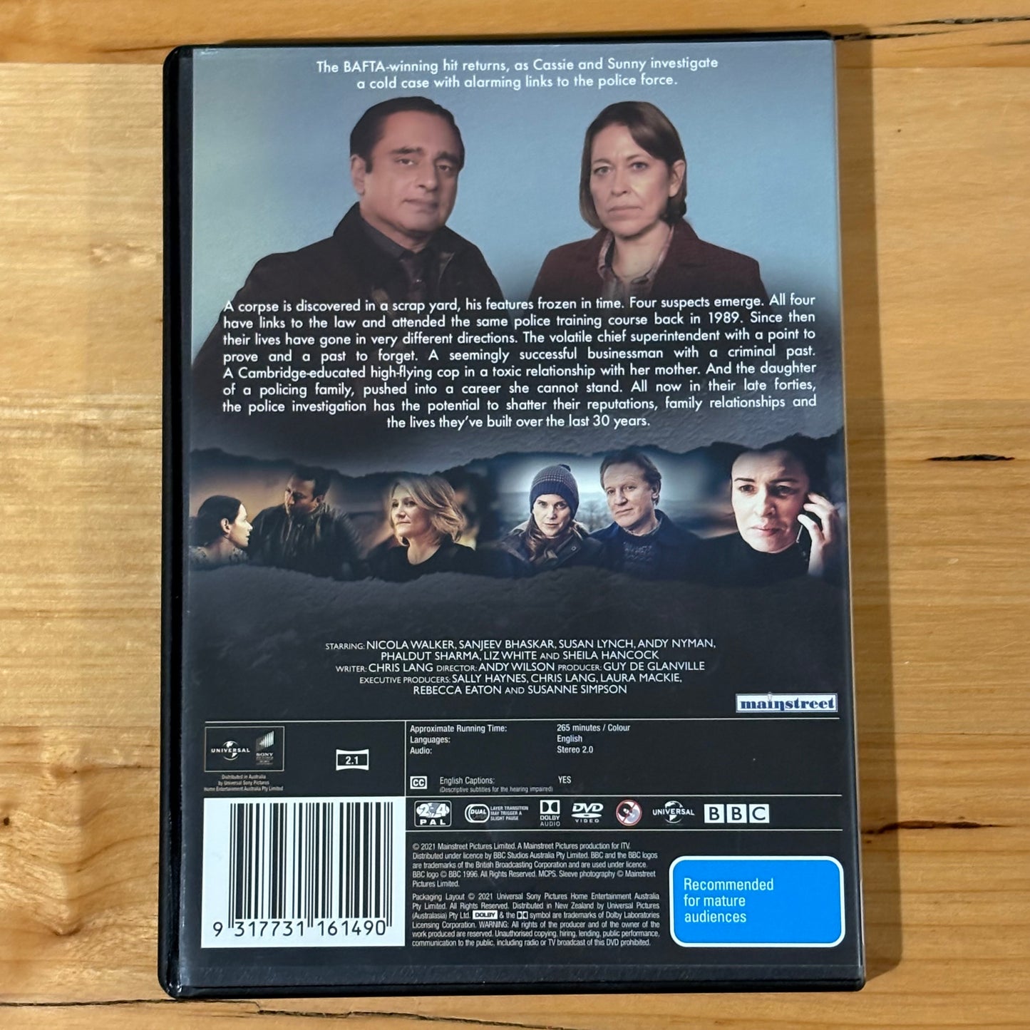 Unforgotten Series 1 to 4 DVD British Crime Drama PAL 4 VGC