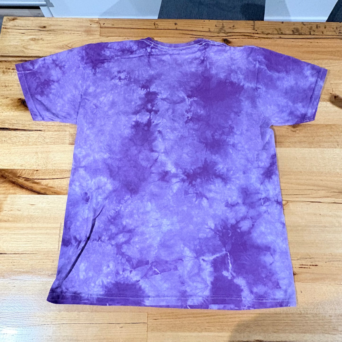 Phases Chase Atlantic T-Shirt Purple Tie Die Print Cotton Size L