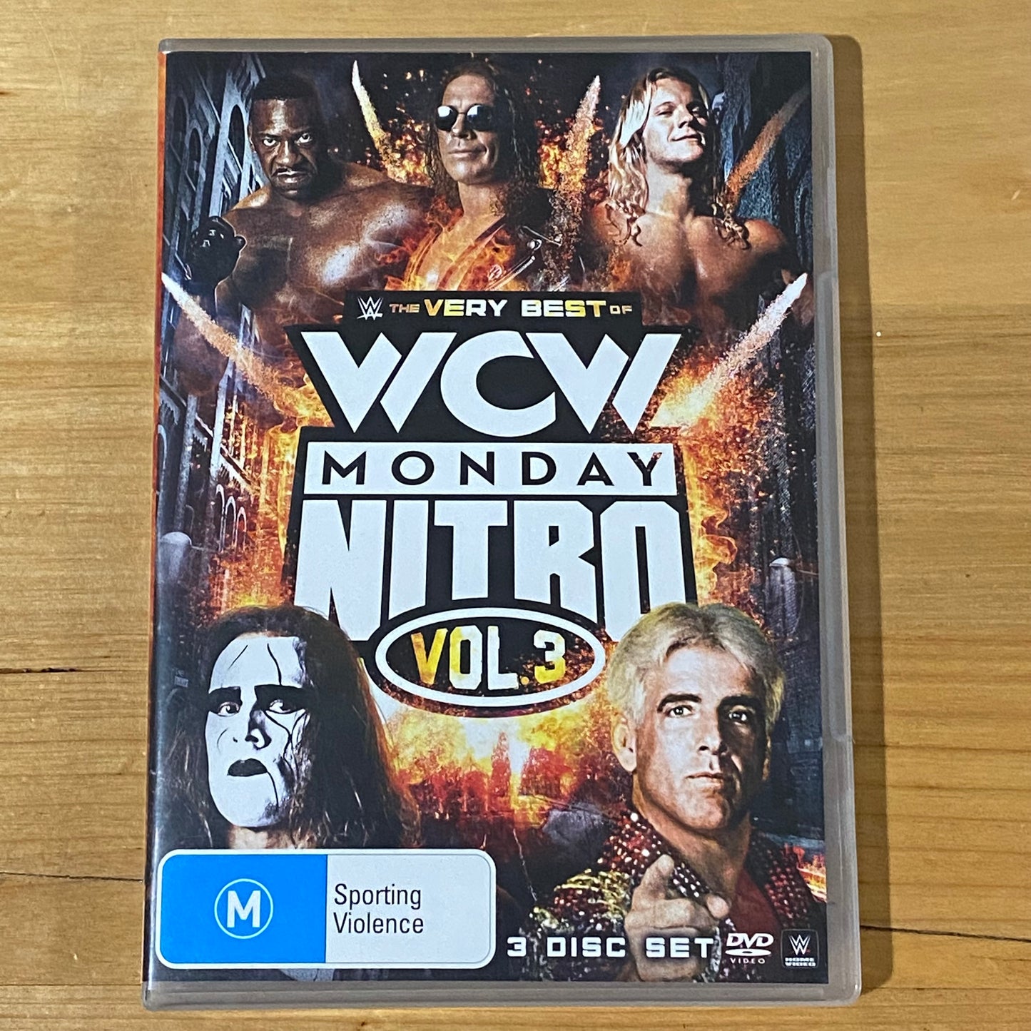Wresting DVDs WWF WCW Bundle of 10 Mixed Titles Hours of Classic Brawls!
