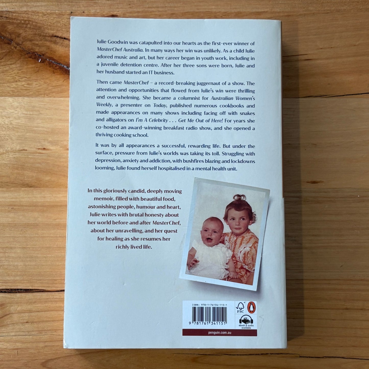 Your Time Starts Now by Julie Goodwin Biography Paperback 2024 GD