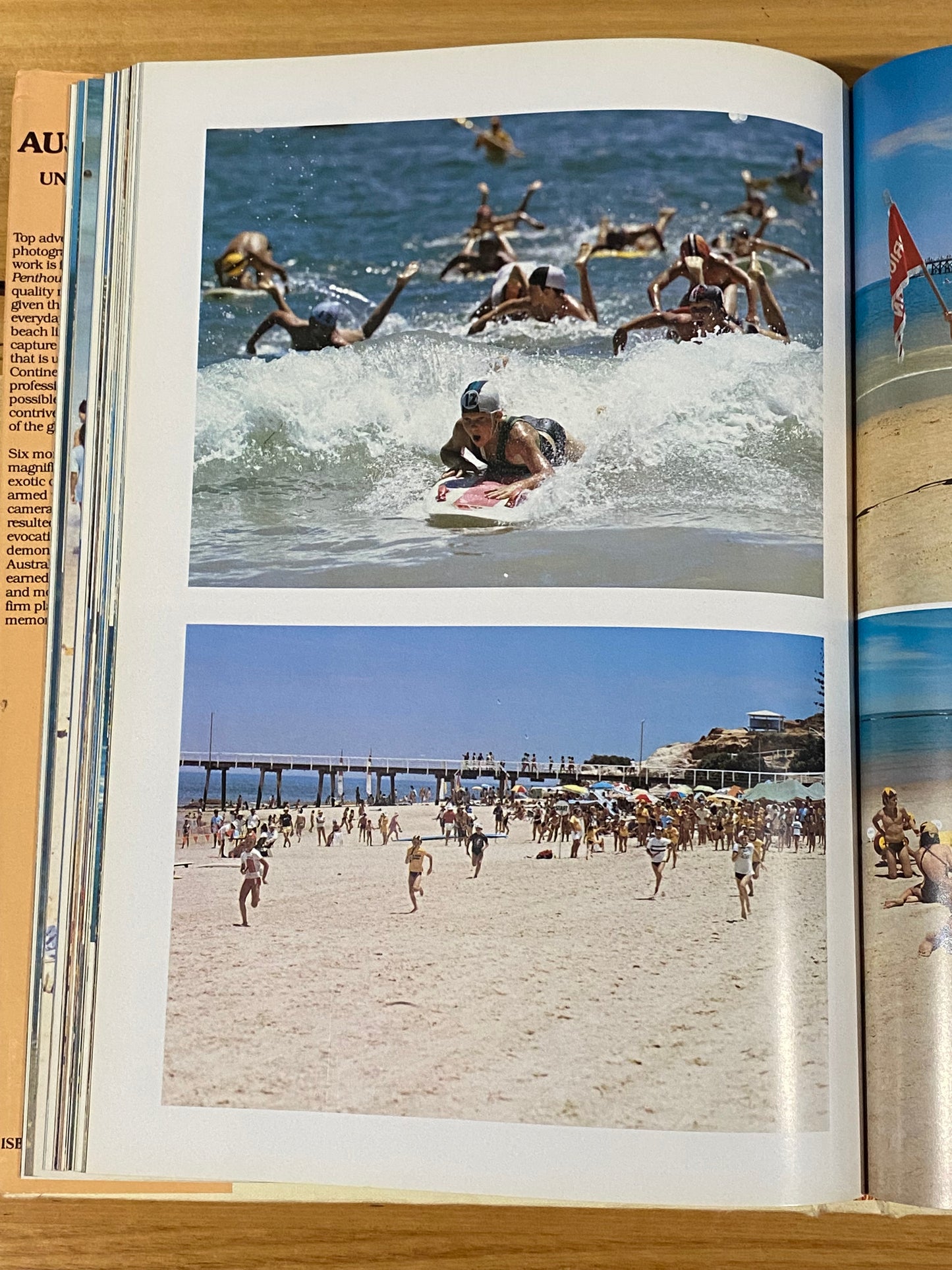 Australia Under The Sun by John Kelly Vintage Glamour Photography Hardcover 1986 GD