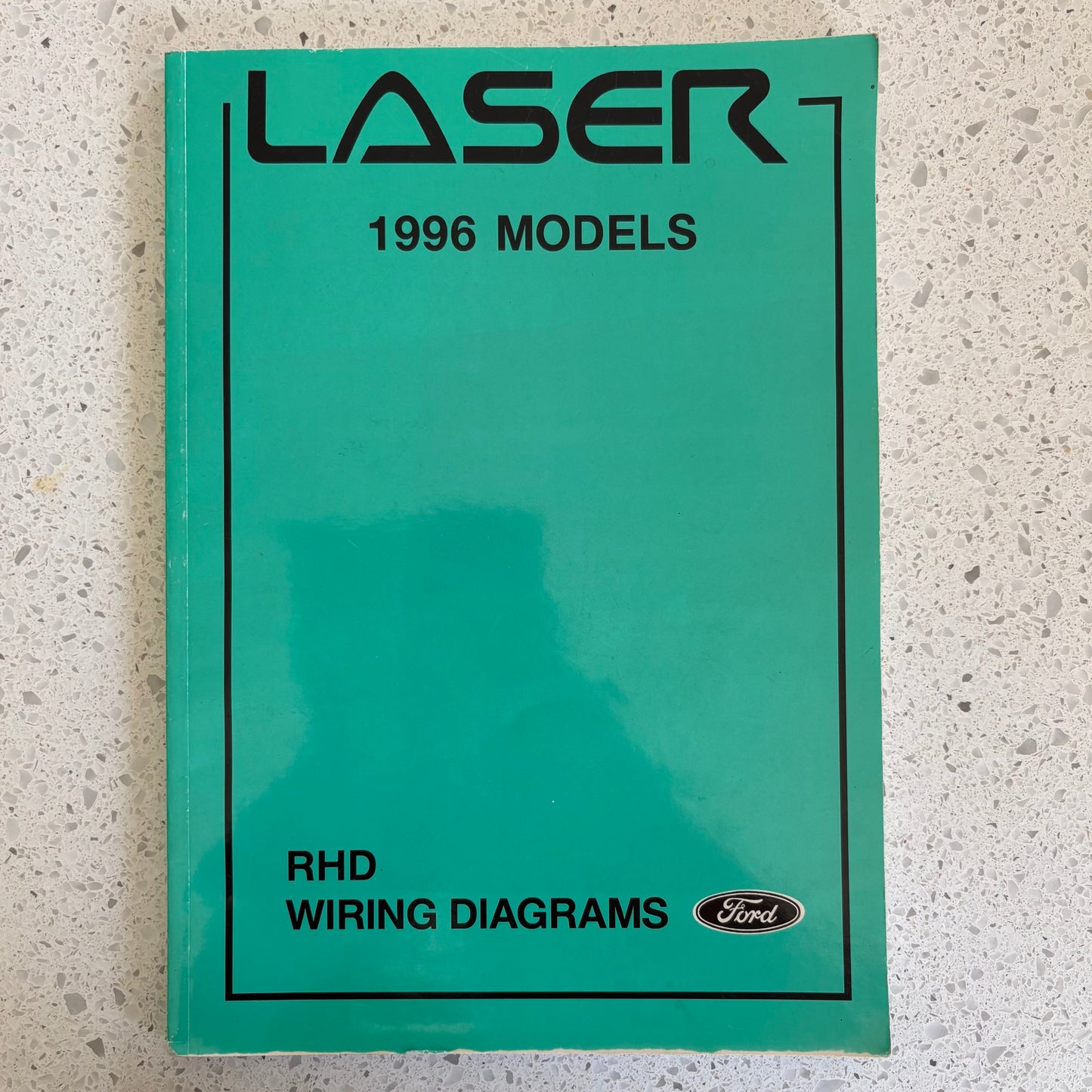 Ford Laser Owner's Manual and 1996 Model RHD Wiring Diagram Paperback GD