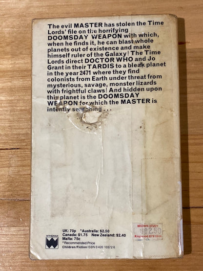 Doctor Who 10 Paperbacks Target Books 1970s, 80s and 90s VGC Bundle 6