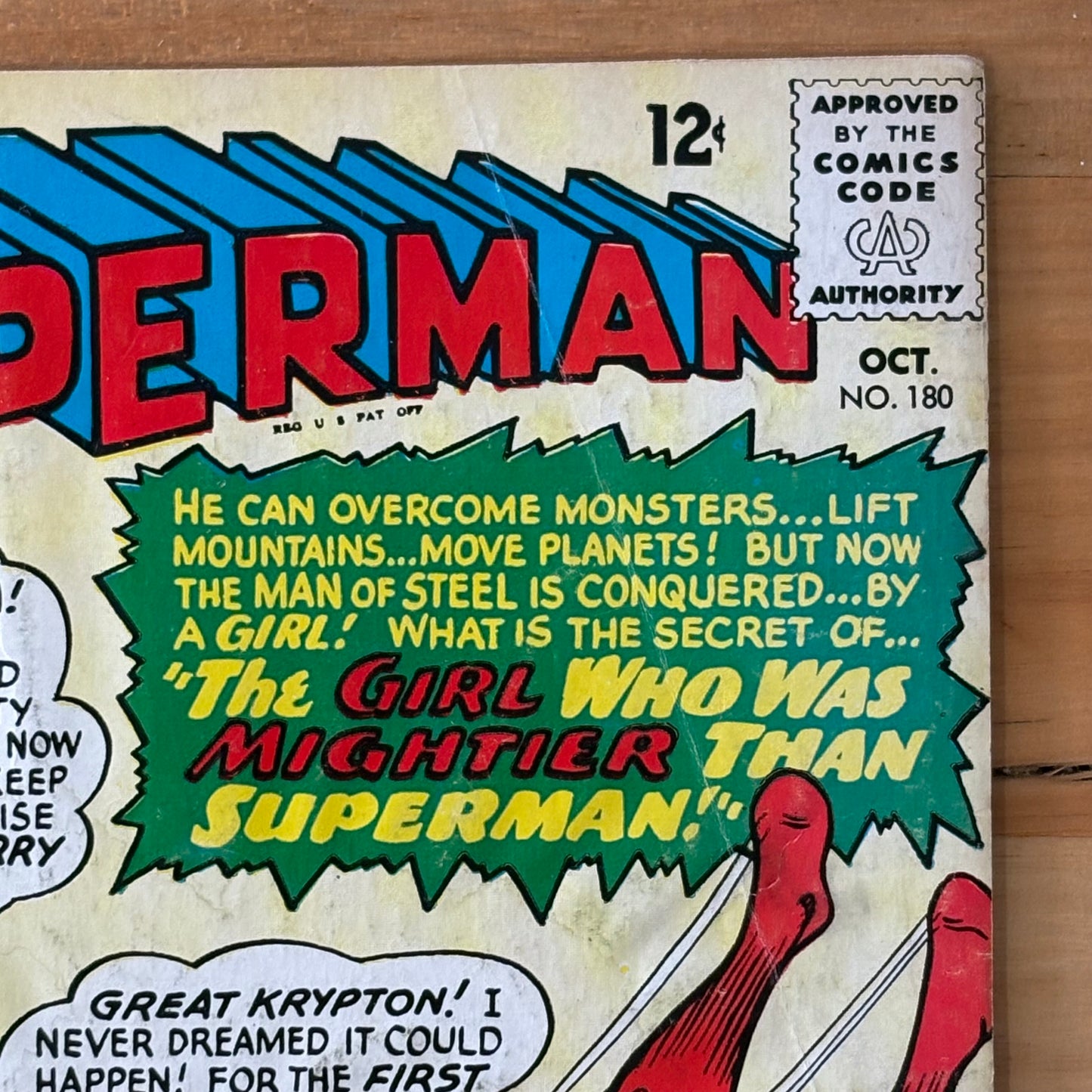 Superman (1939) #180 FR DC Comics Silver Age