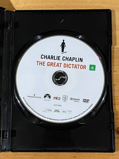 The Great Dictator DVD Charlie Chaplin Definitive Collection DVD PAL 4 VGC