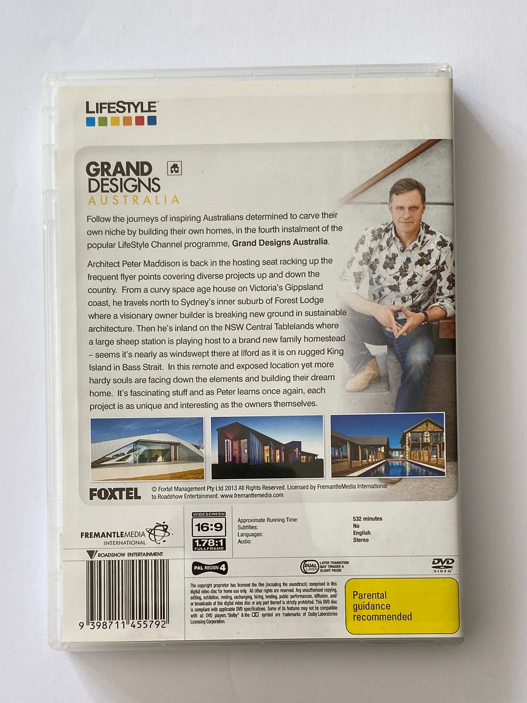 Grand Designs Australia Series 1-4 DVD Peter Maddison PAL 4 Pre-Owned VGC